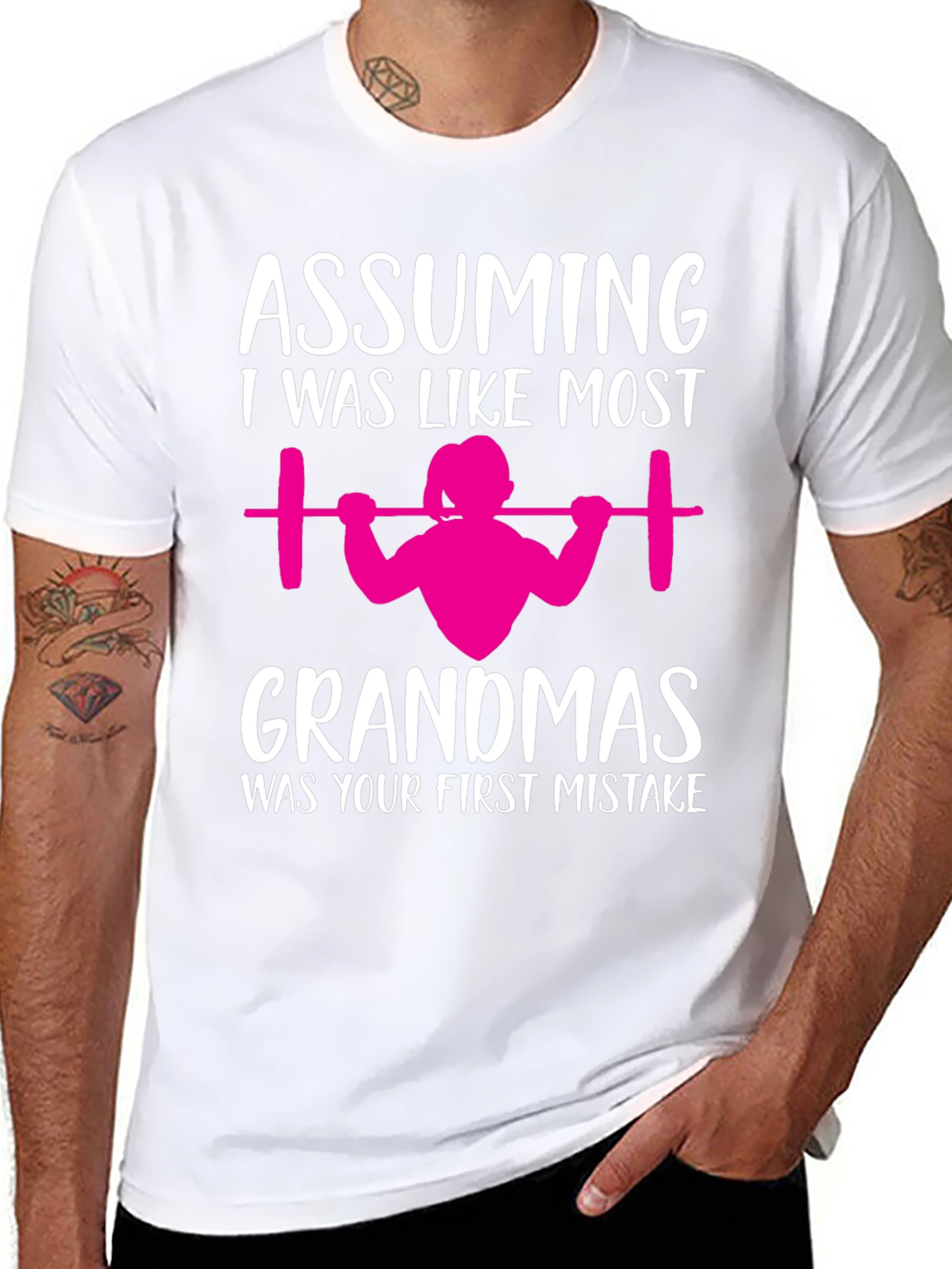 Weightlifting Grandma T-Shirt - First Mistake