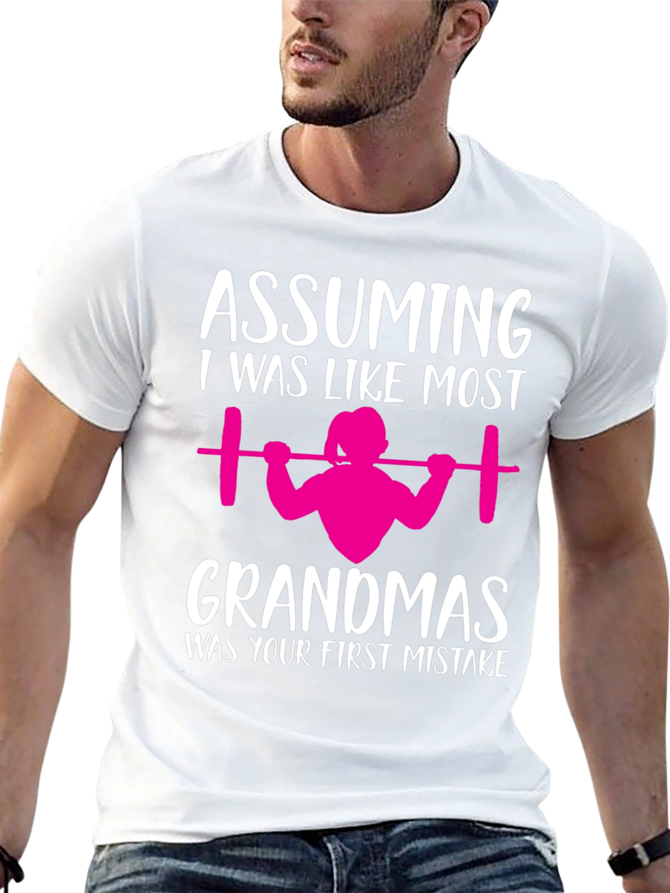 Weightlifting Grandma T-Shirt - First Mistake