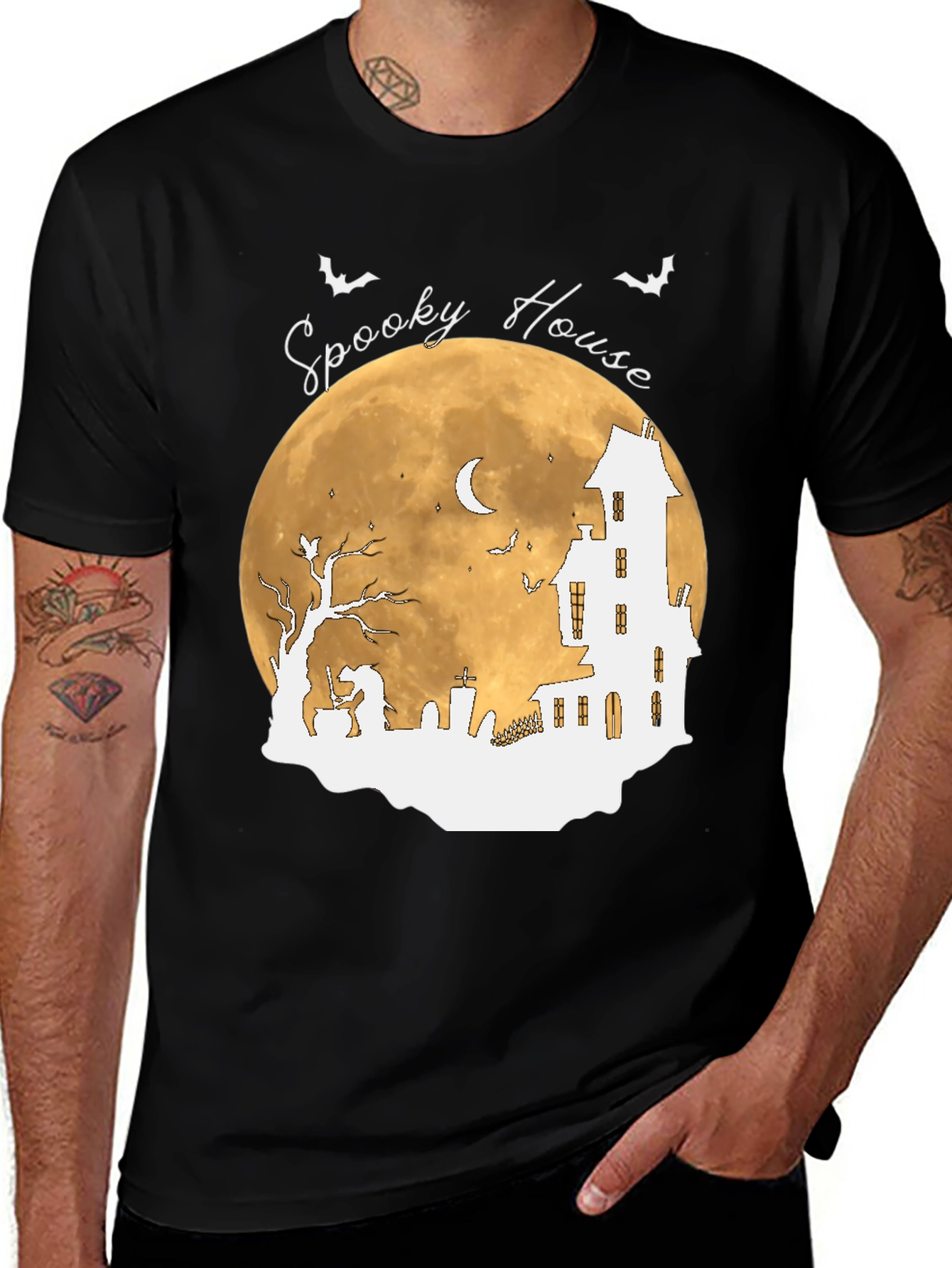 Spooky House Halloween T-Shirt