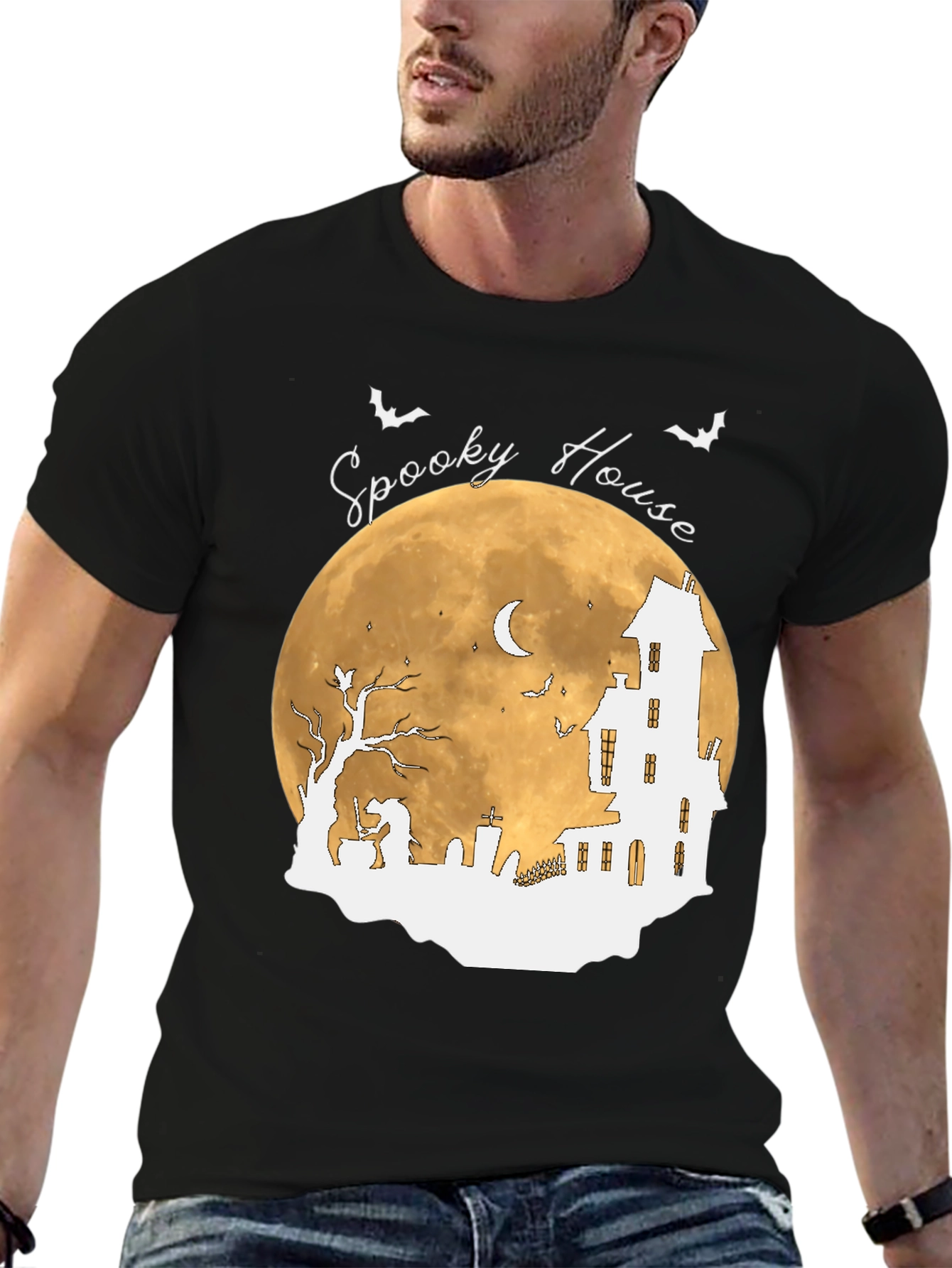 Spooky House Halloween T-Shirt