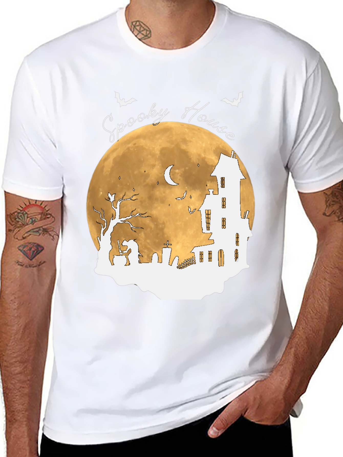 Spooky House Halloween T-Shirt