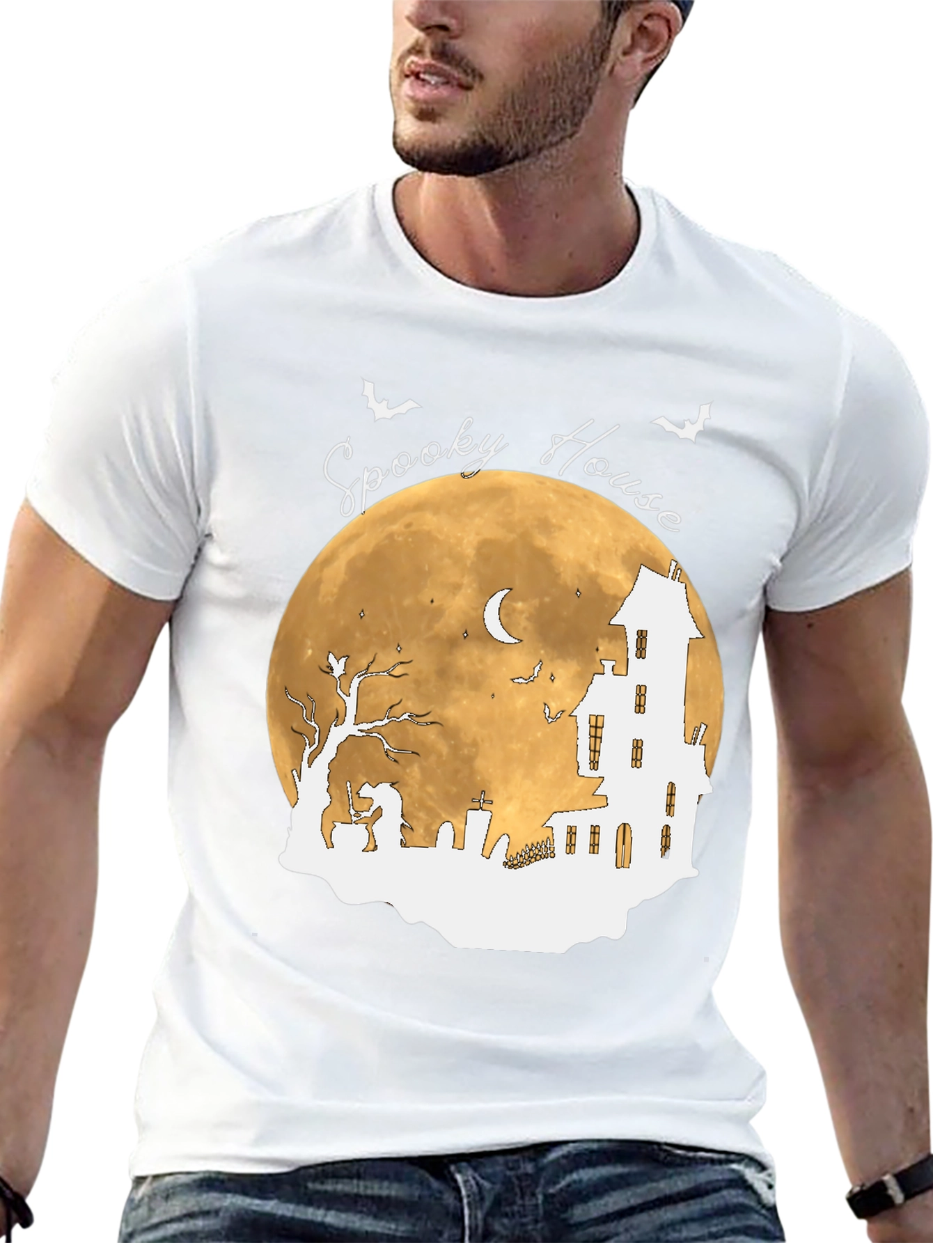 Spooky House Halloween T-Shirt