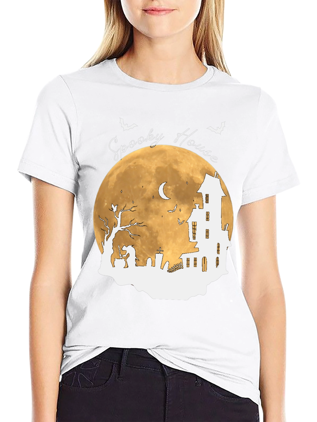 Spooky House Halloween T-Shirt