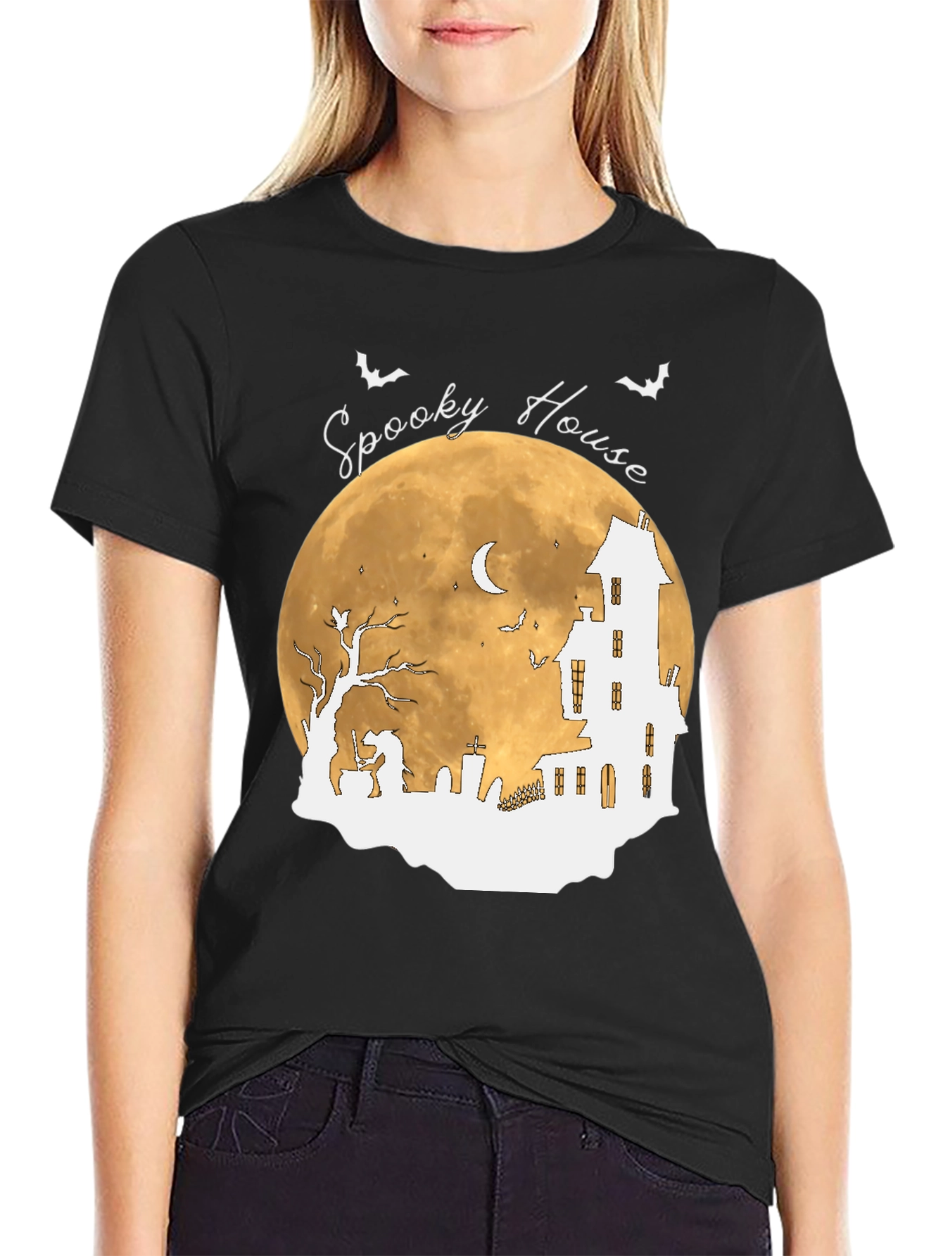 Spooky House Halloween T-Shirt