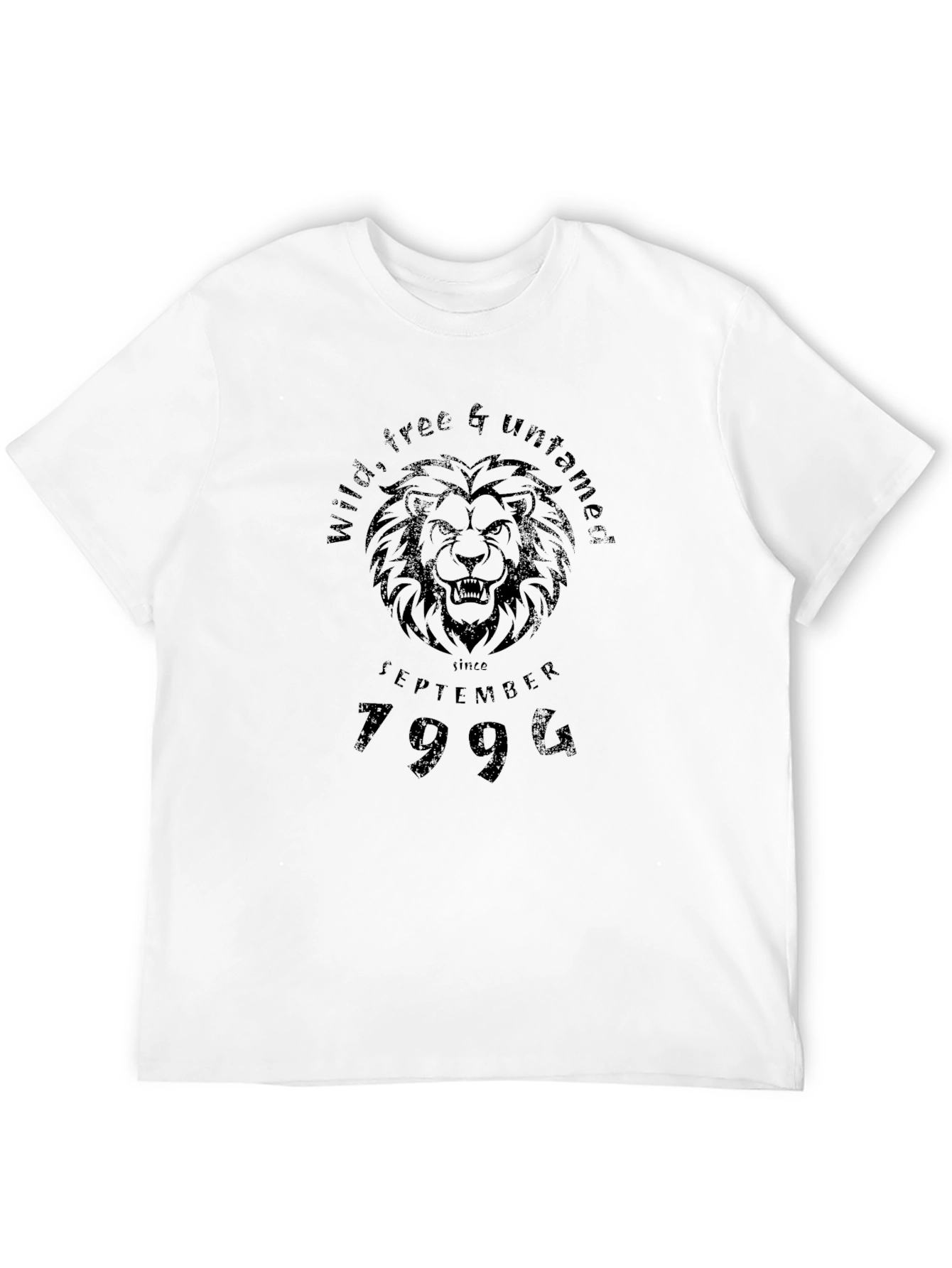 Wild Untamed Lion Graphic T-Shirt - Since September 1994