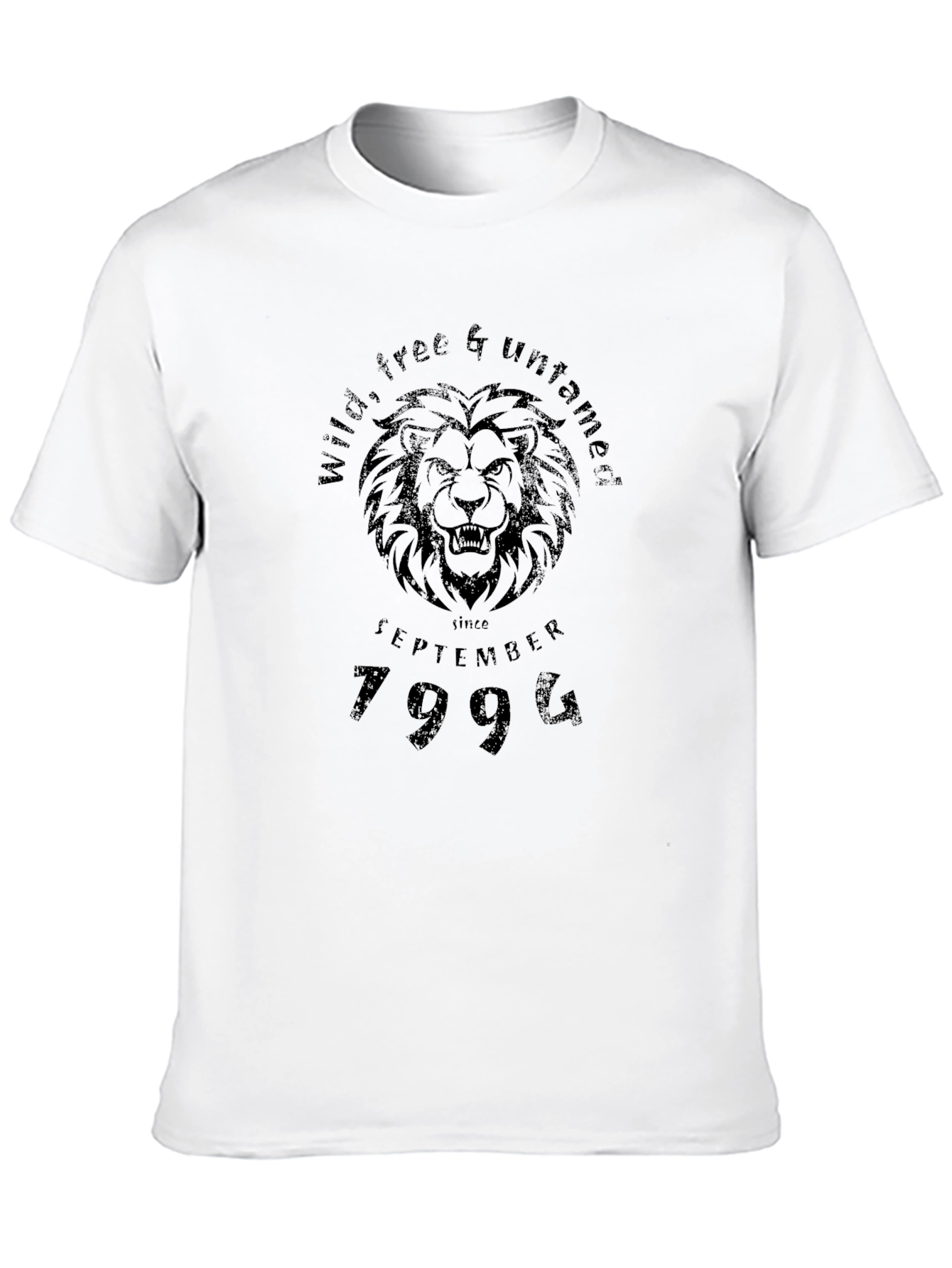 Wild Untamed Lion Graphic T-Shirt - Since September 1994
