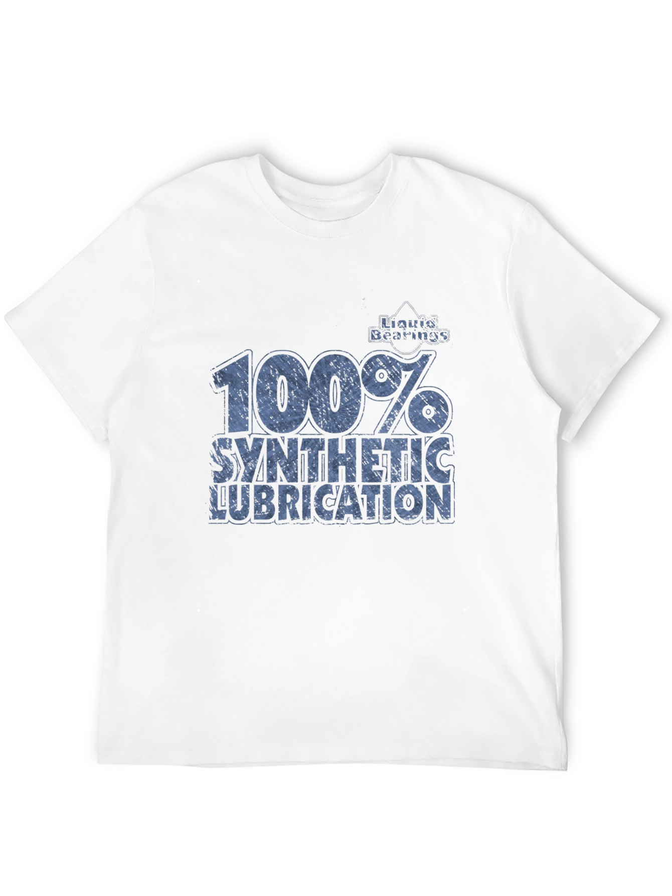 100% Synthetic Lubrication Black T-Shirt