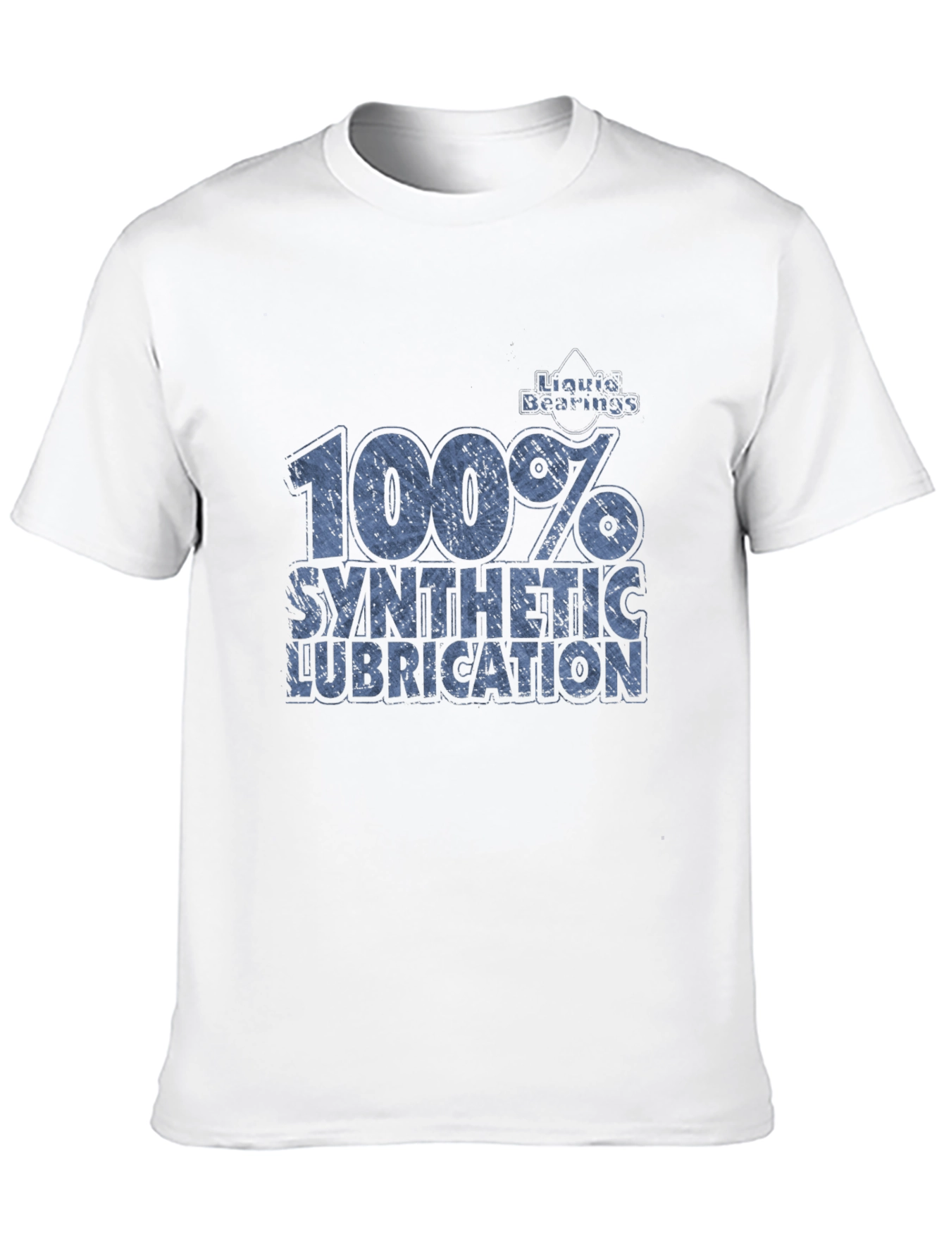 100% Synthetic Lubrication Black T-Shirt