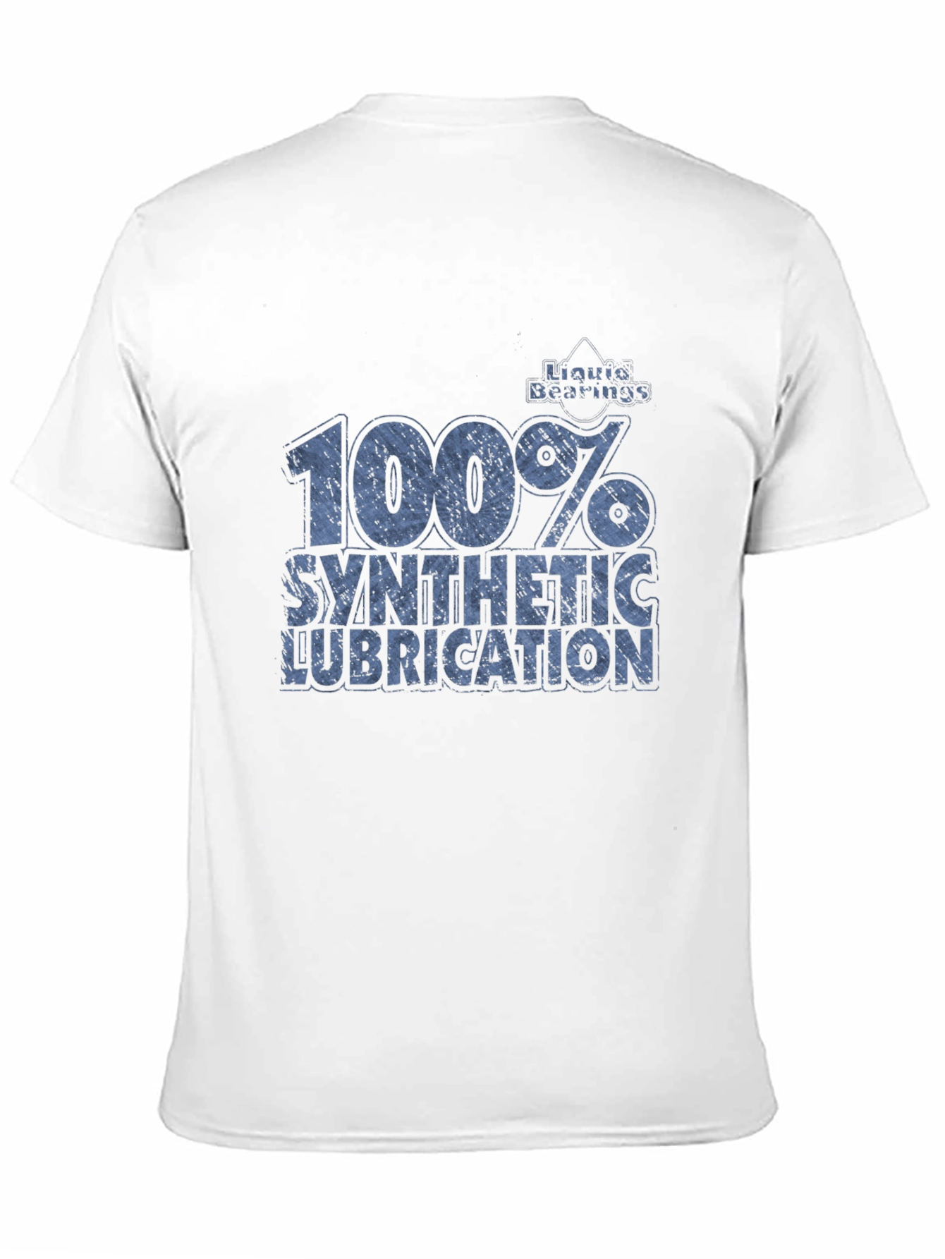 100% Synthetic Lubrication Black T-Shirt