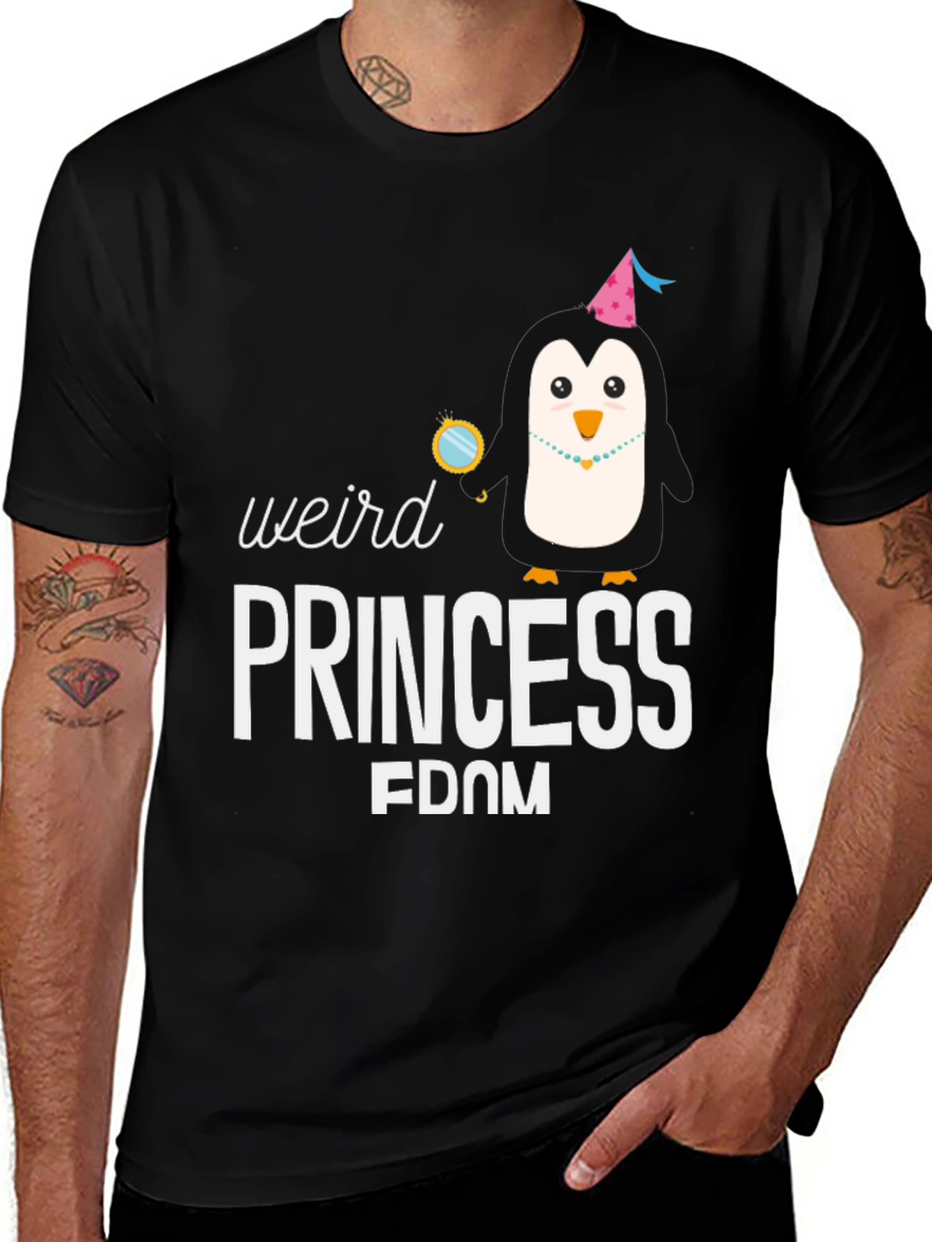 Weird Princess Fdom Black T-Shirt