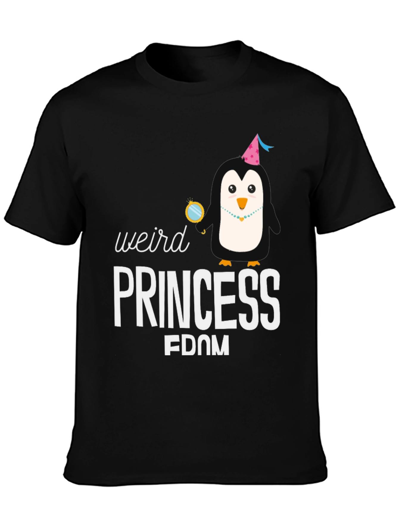Weird Princess Fdom Black T-Shirt