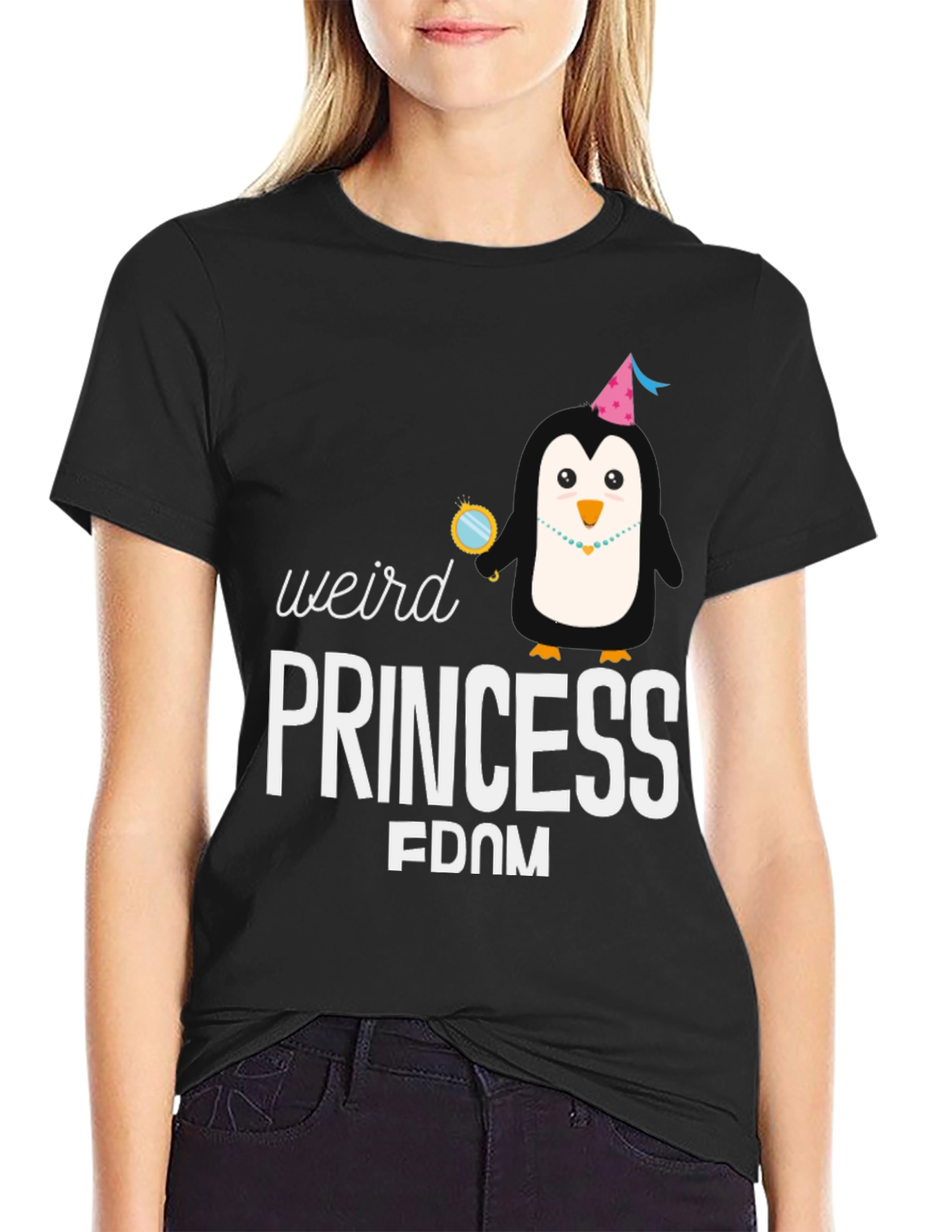 Weird Princess Fdom Black T-Shirt