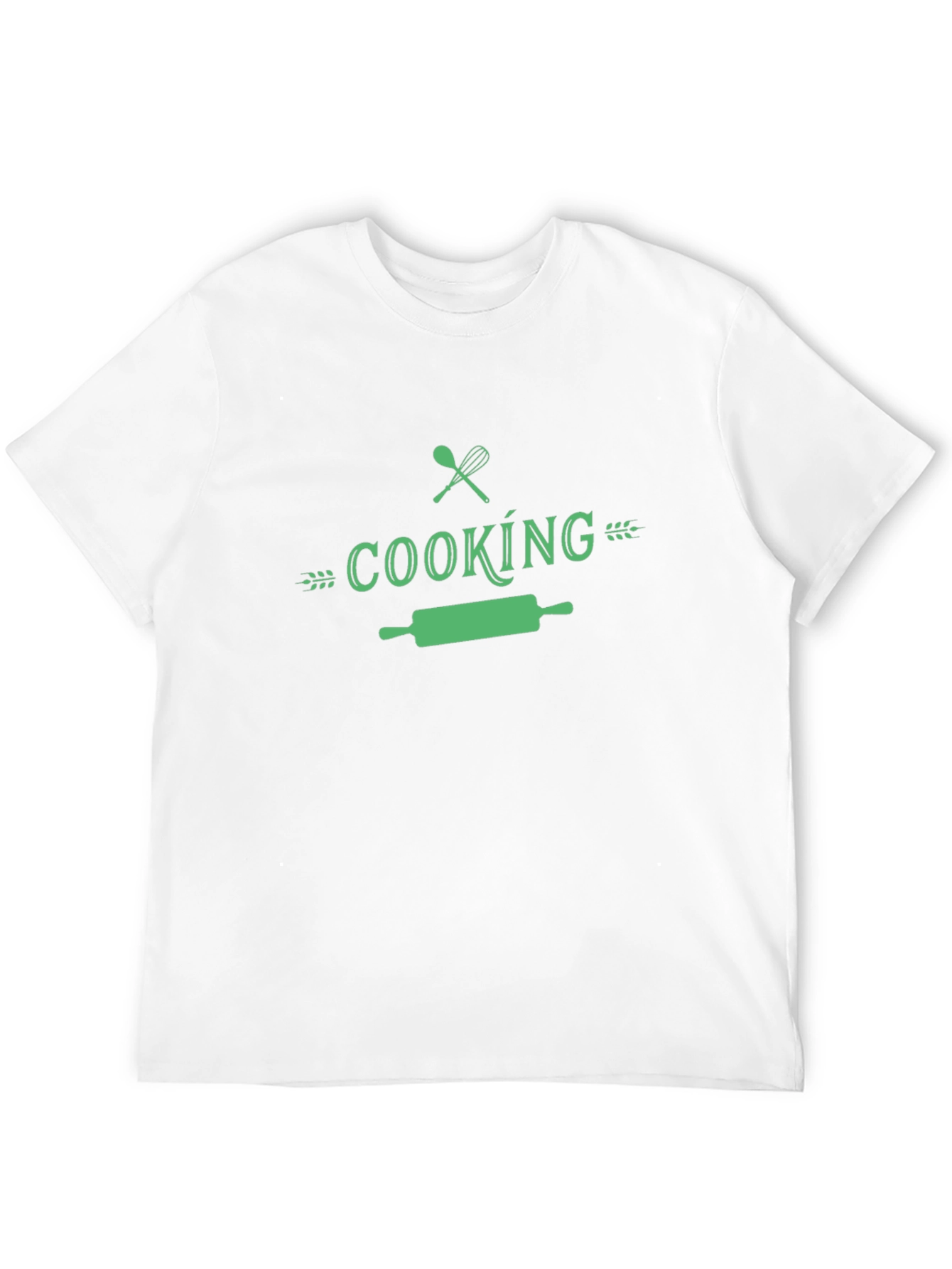 Cooking Themed Black Cotton T-Shirt
