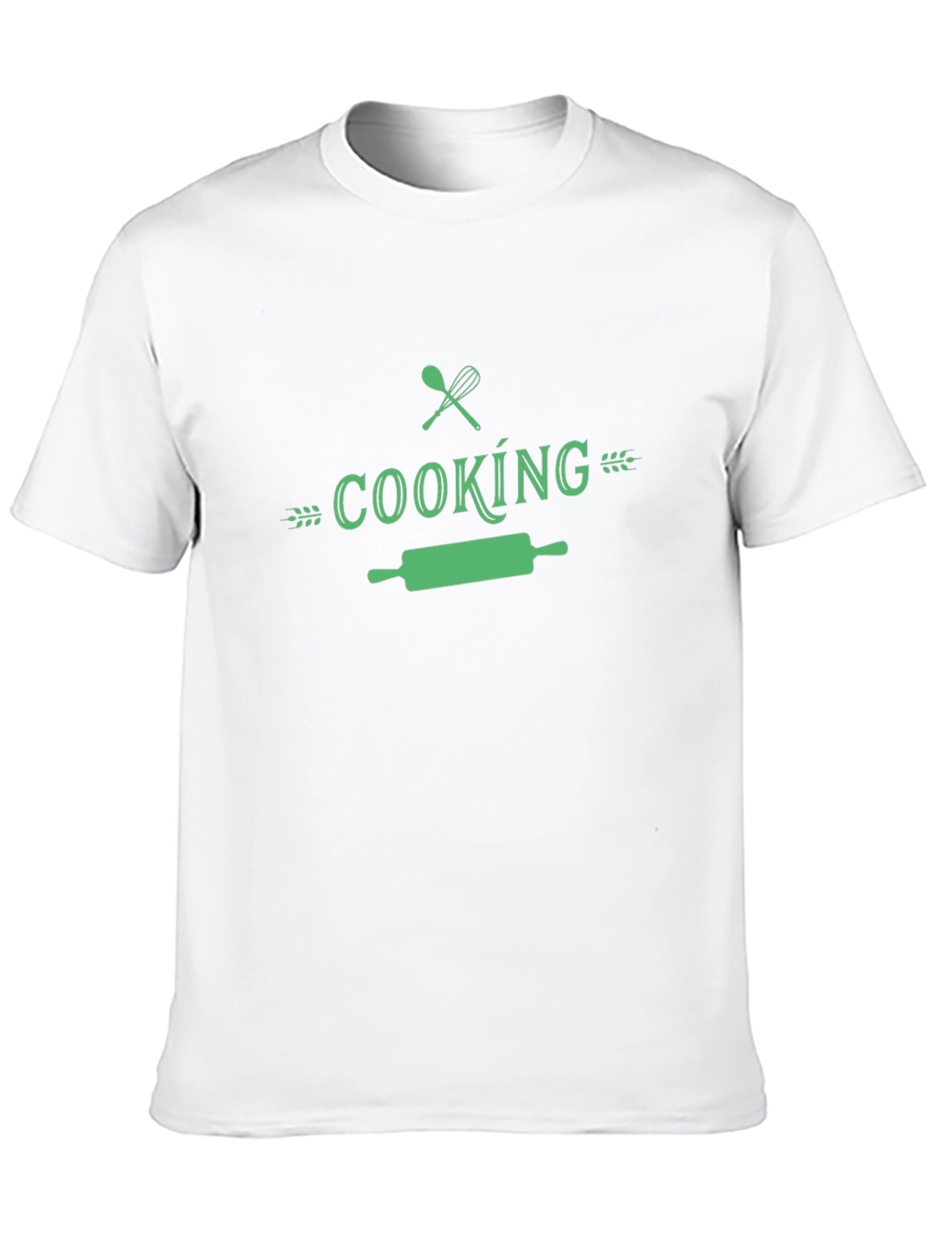 Cooking Themed Black Cotton T-Shirt