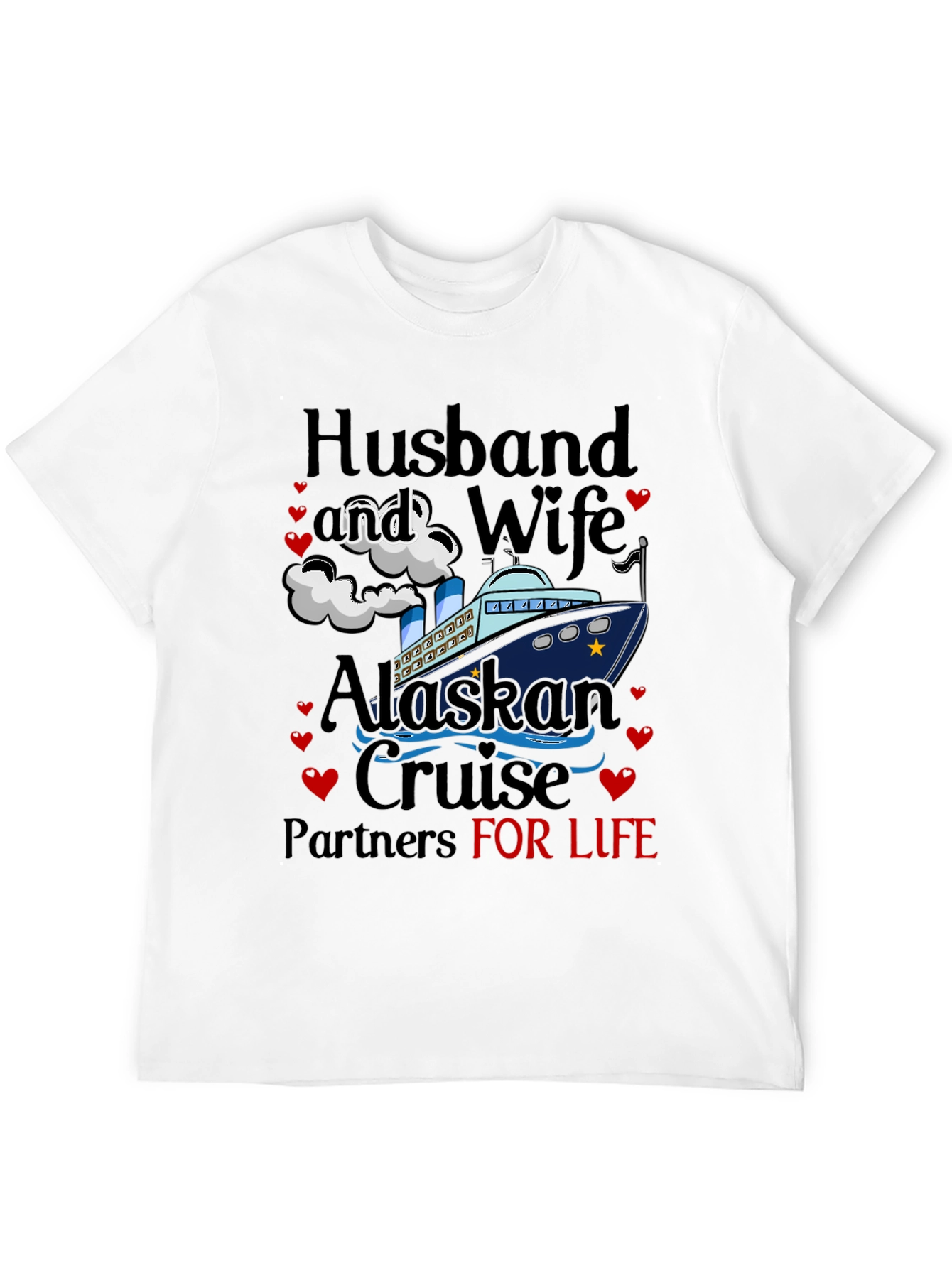 Husband and Wife Alaskan Cruise Matching T-Shirt