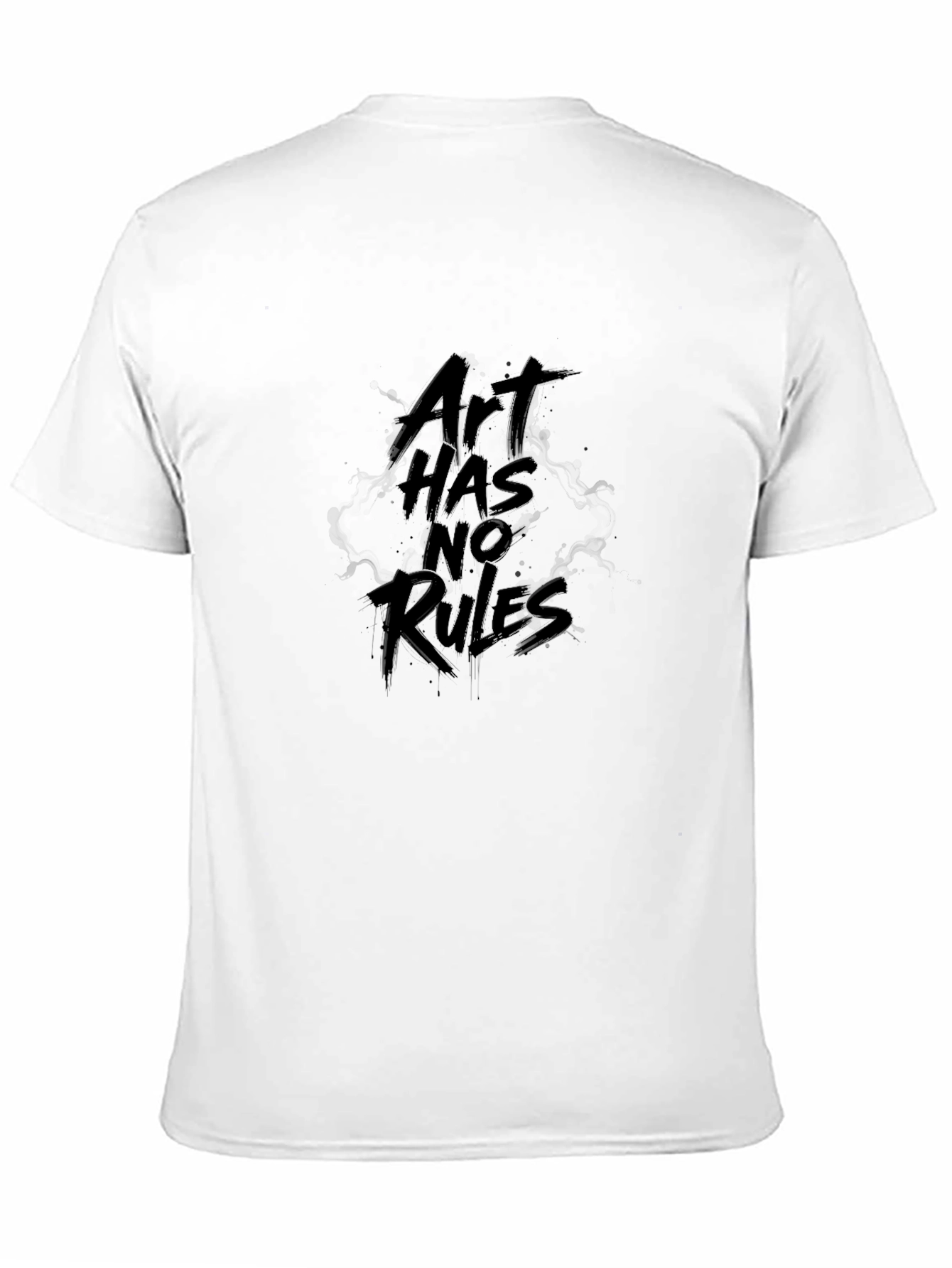 Art Has No Rules Black Graphic Tee