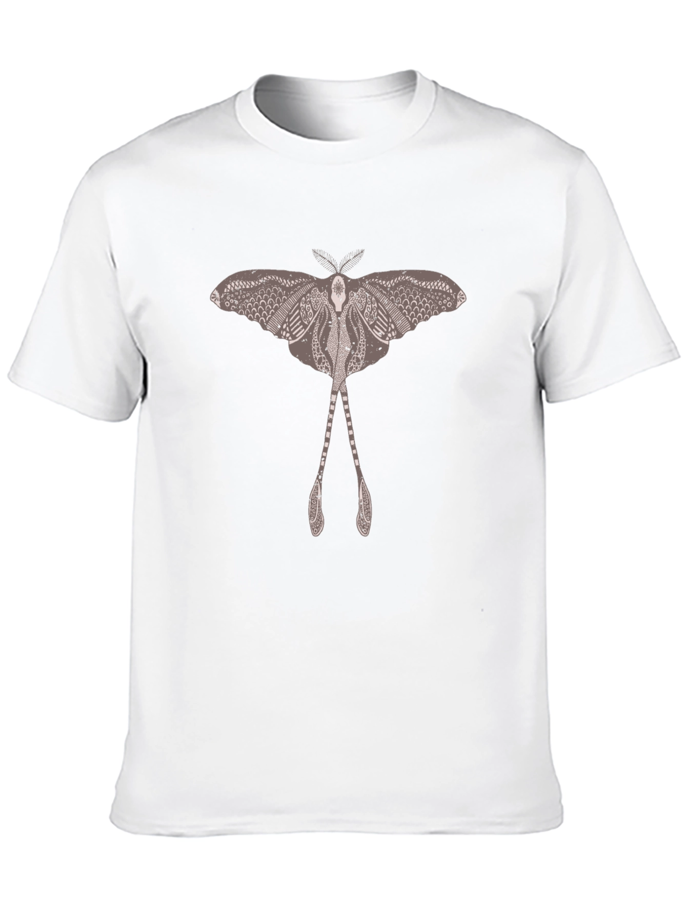 Moth Graphic Tee - Stylish Casual Wear