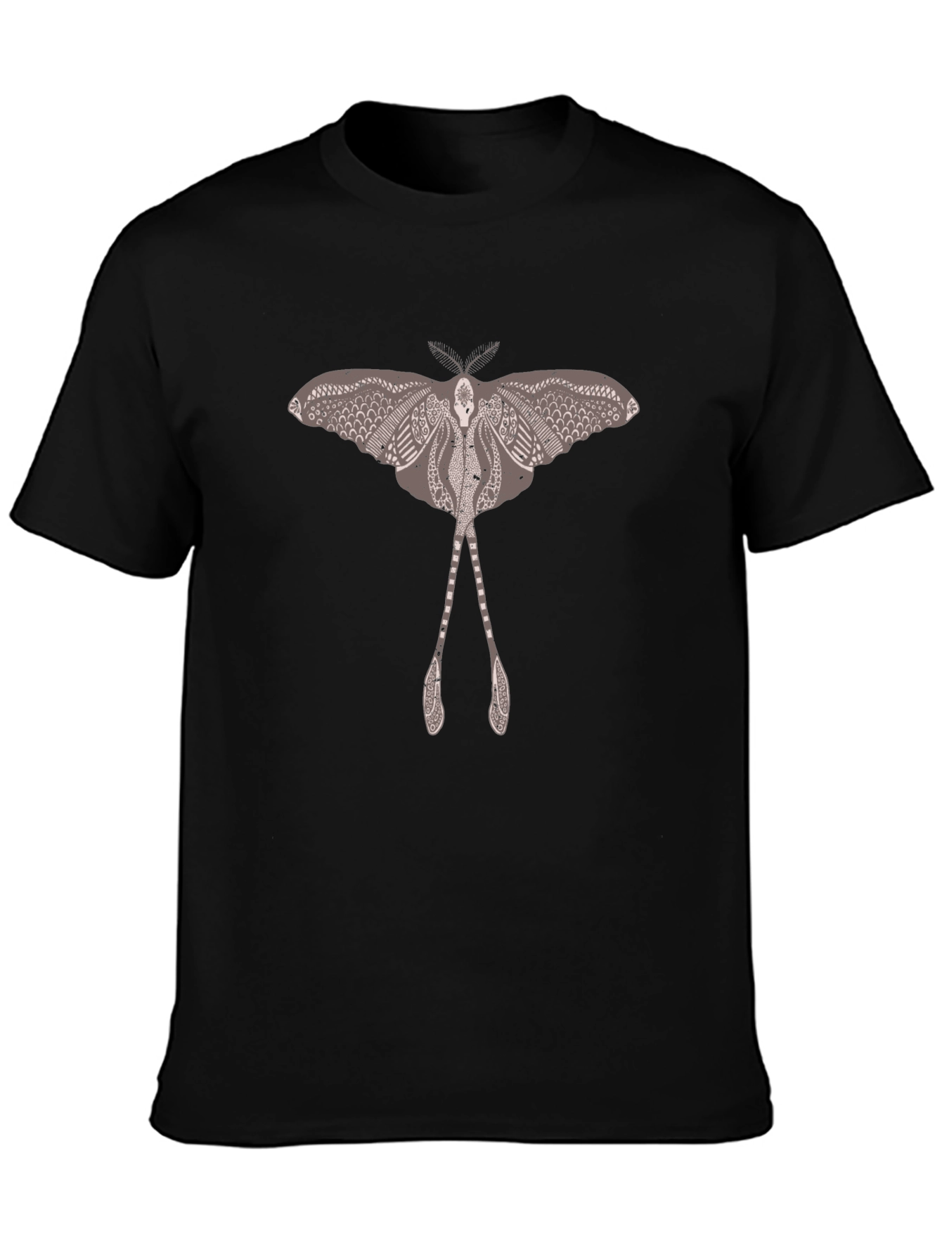 Moth Graphic Tee - Stylish Casual Wear
