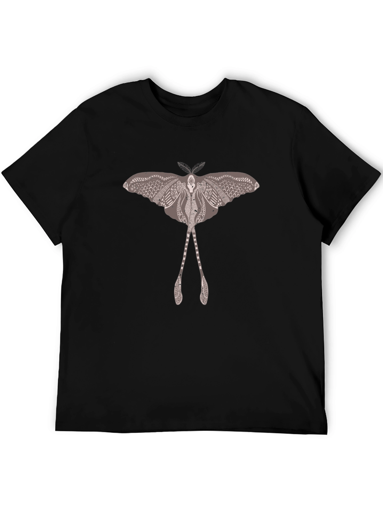 Moth Graphic Tee - Stylish Casual Wear
