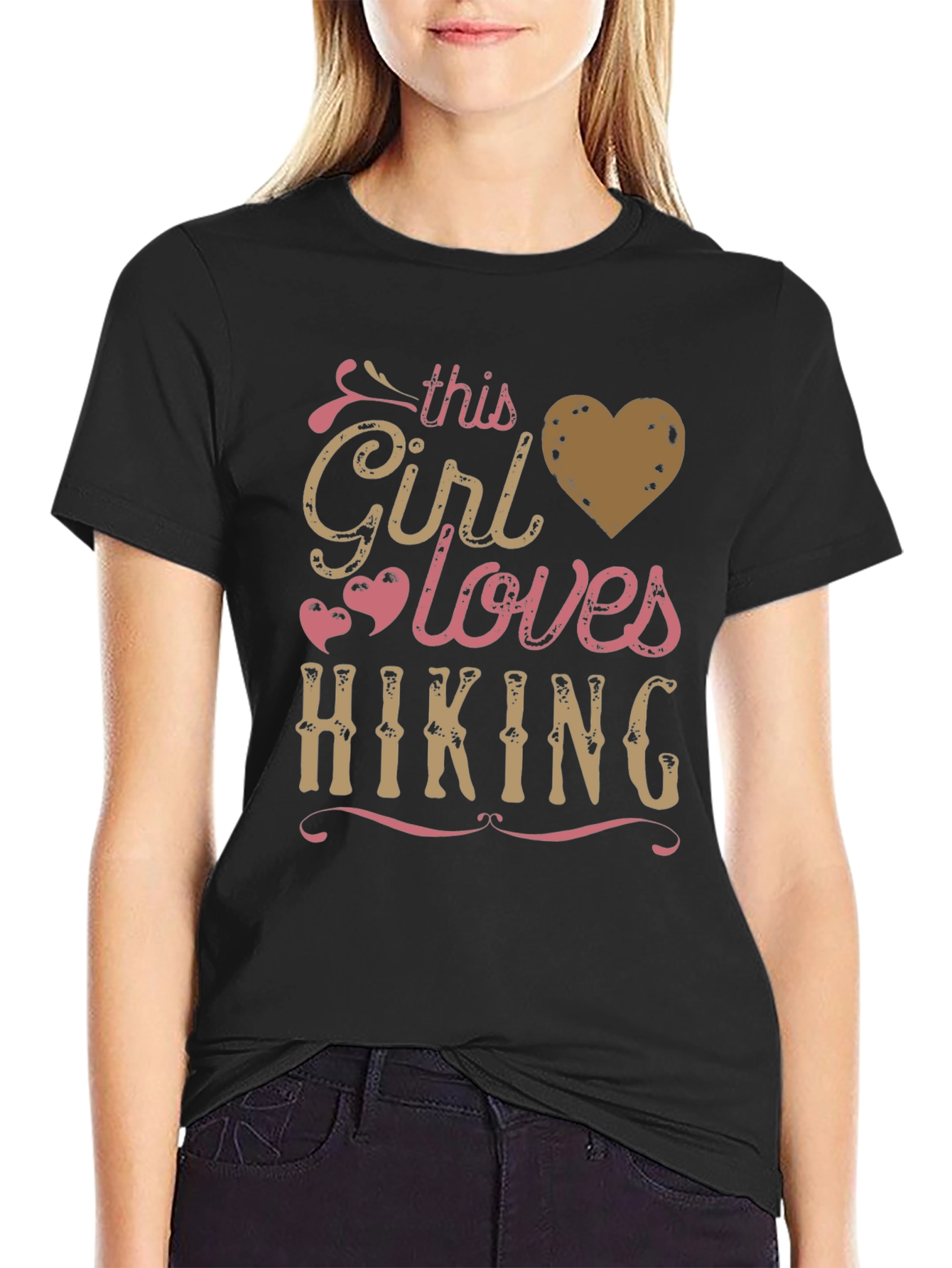 Girl Loves Hiking T-Shirt - Outdoor Adventure