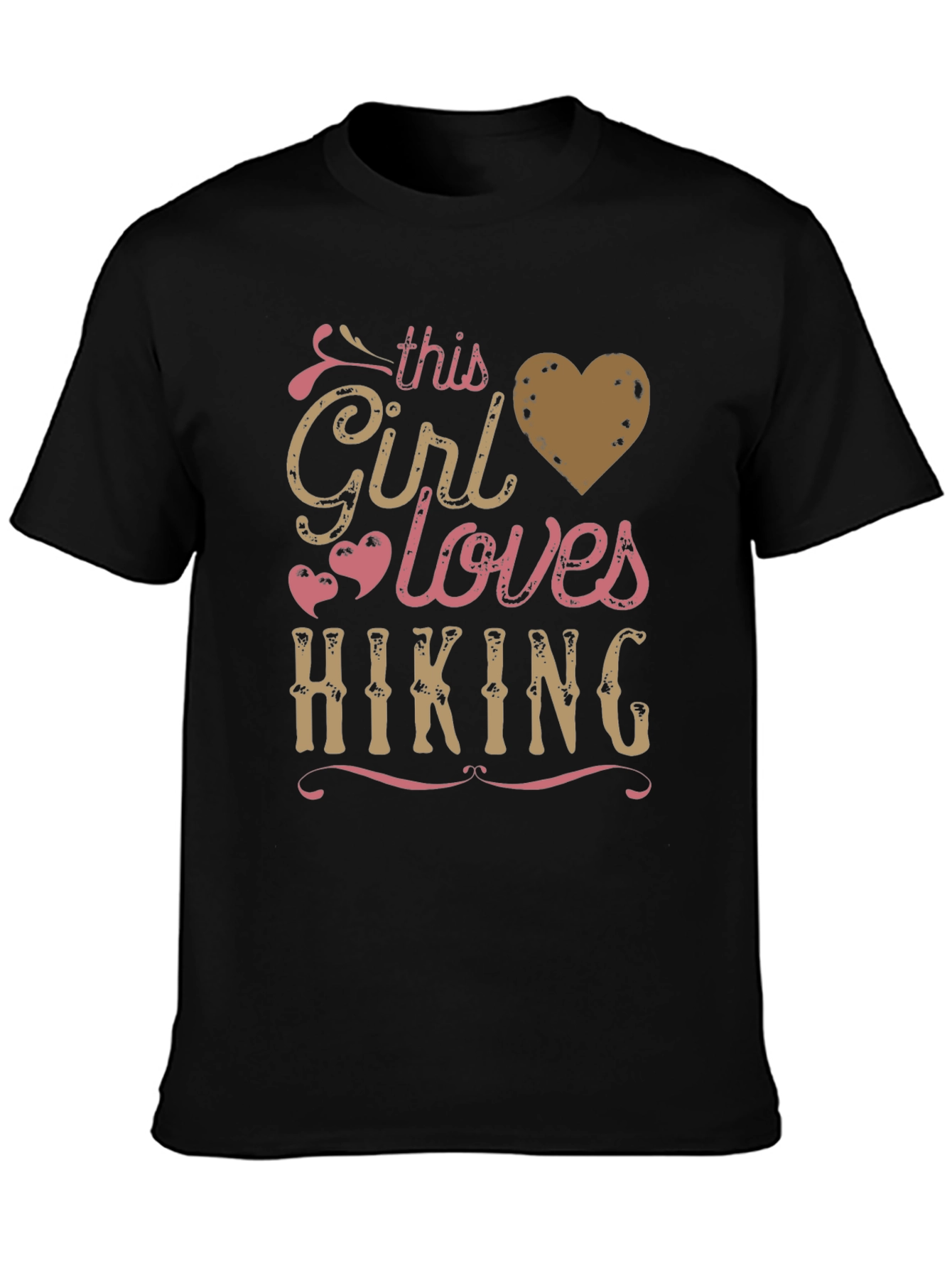 Girl Loves Hiking T-Shirt - Outdoor Adventure
