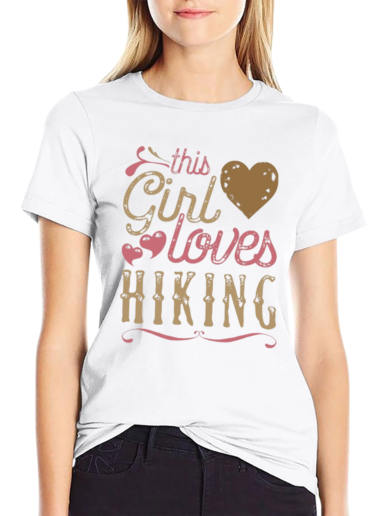Girl Loves Hiking T-Shirt - Outdoor Adventure