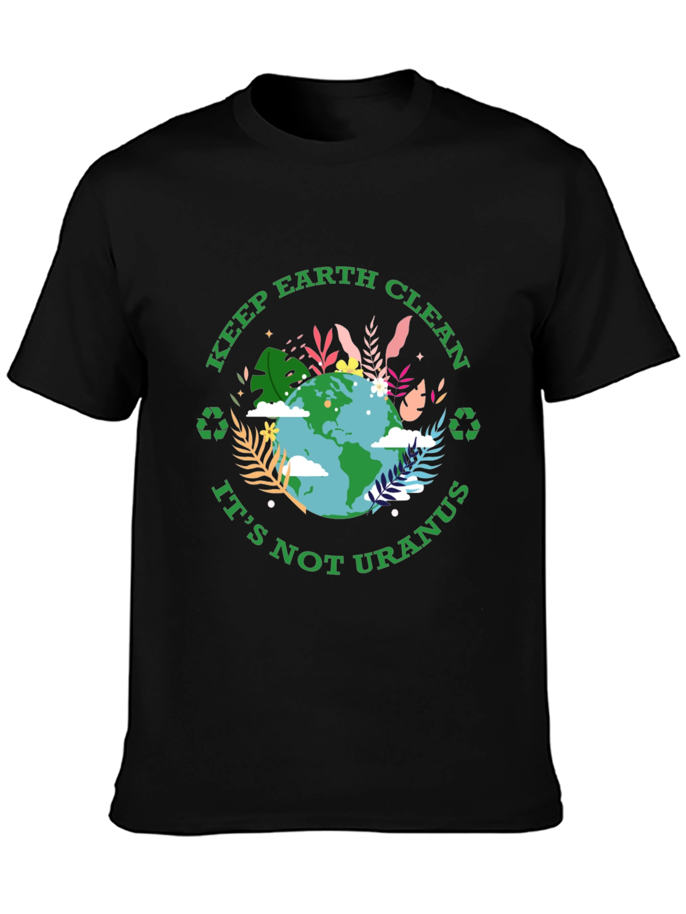 Keep Earth Clean Graphic T-Shirt
