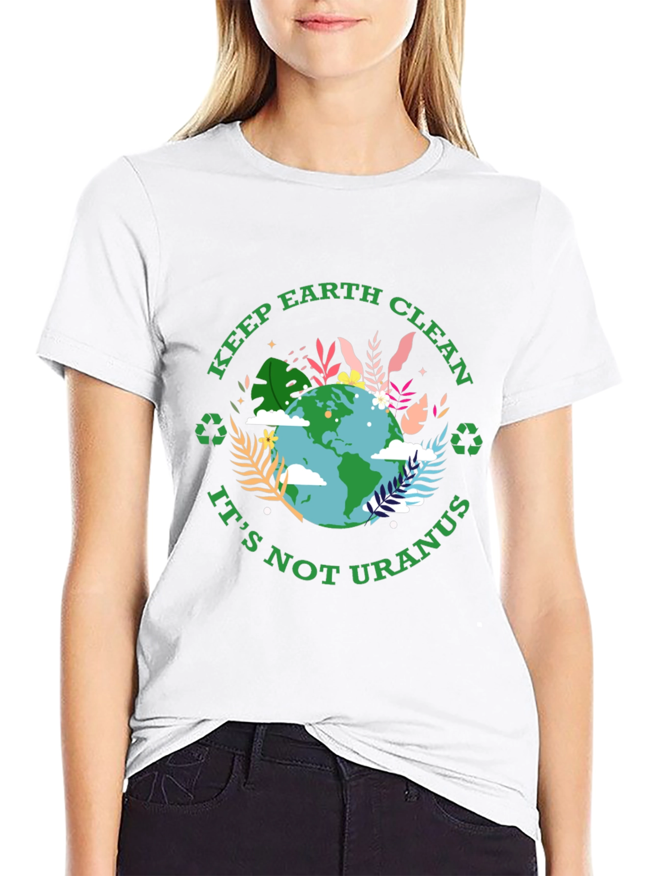 Keep Earth Clean Graphic T-Shirt