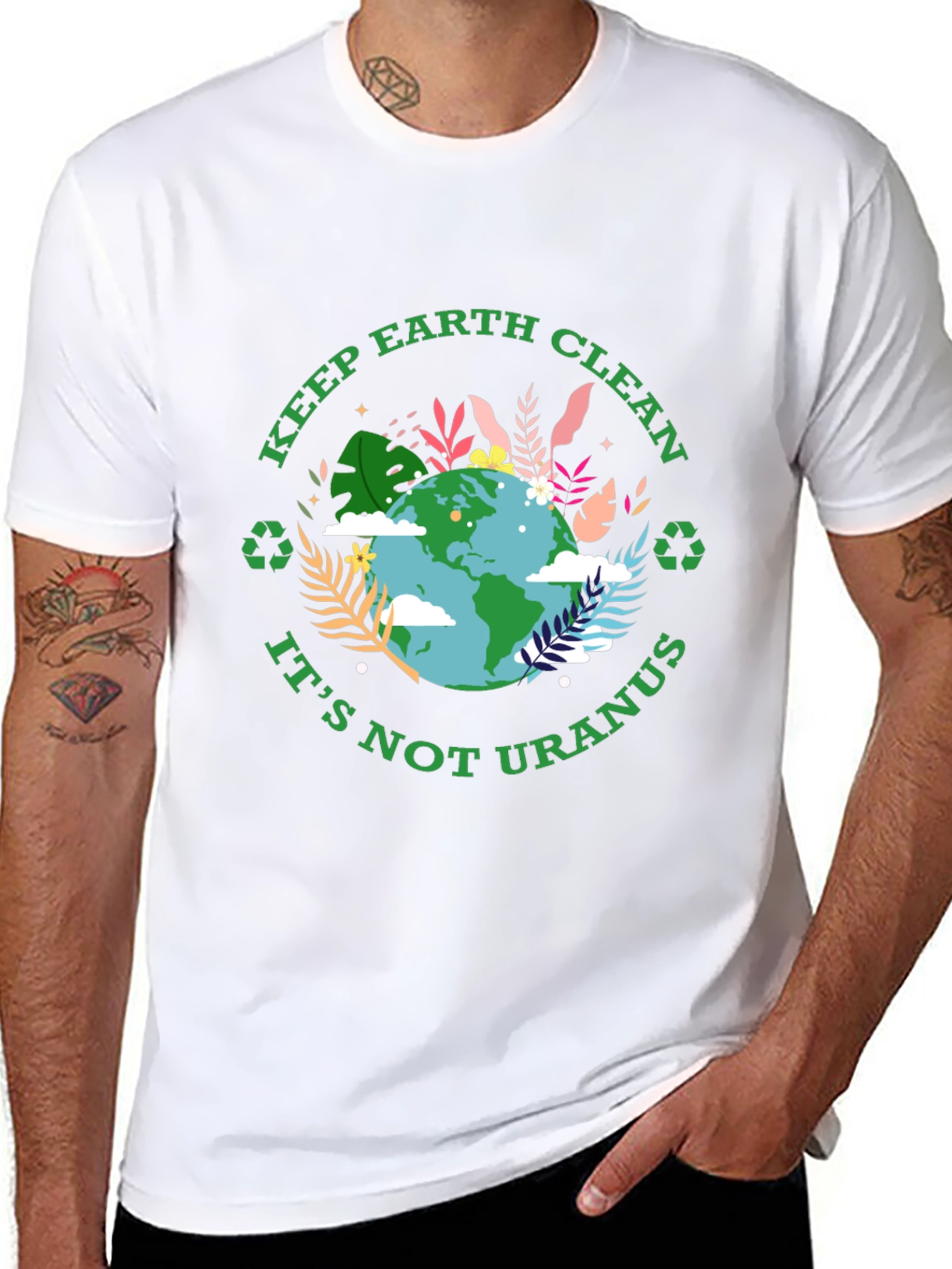 Keep Earth Clean Graphic T-Shirt