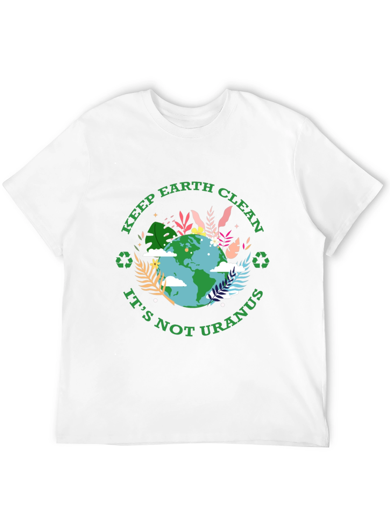 Keep Earth Clean Graphic T-Shirt