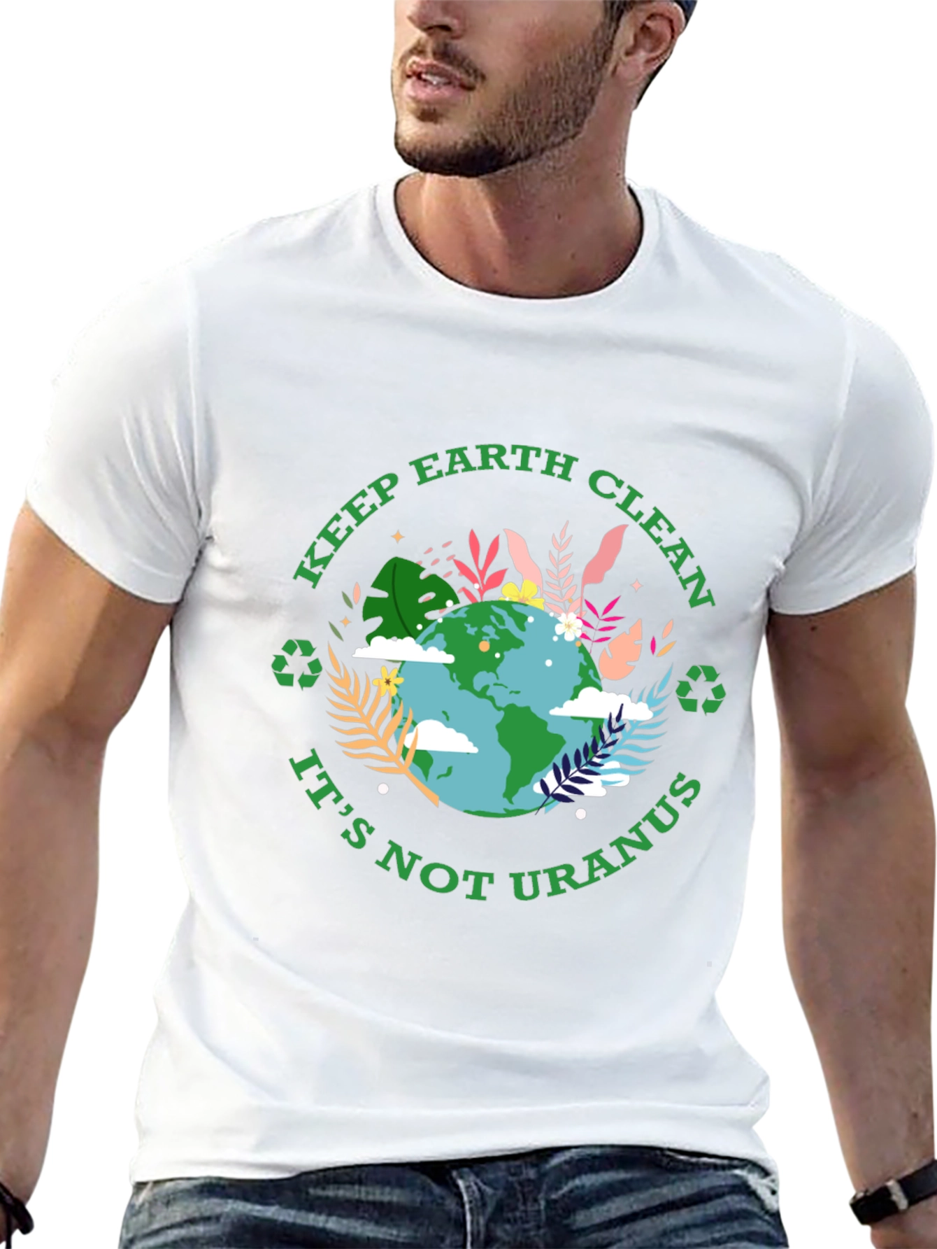 Keep Earth Clean Graphic T-Shirt