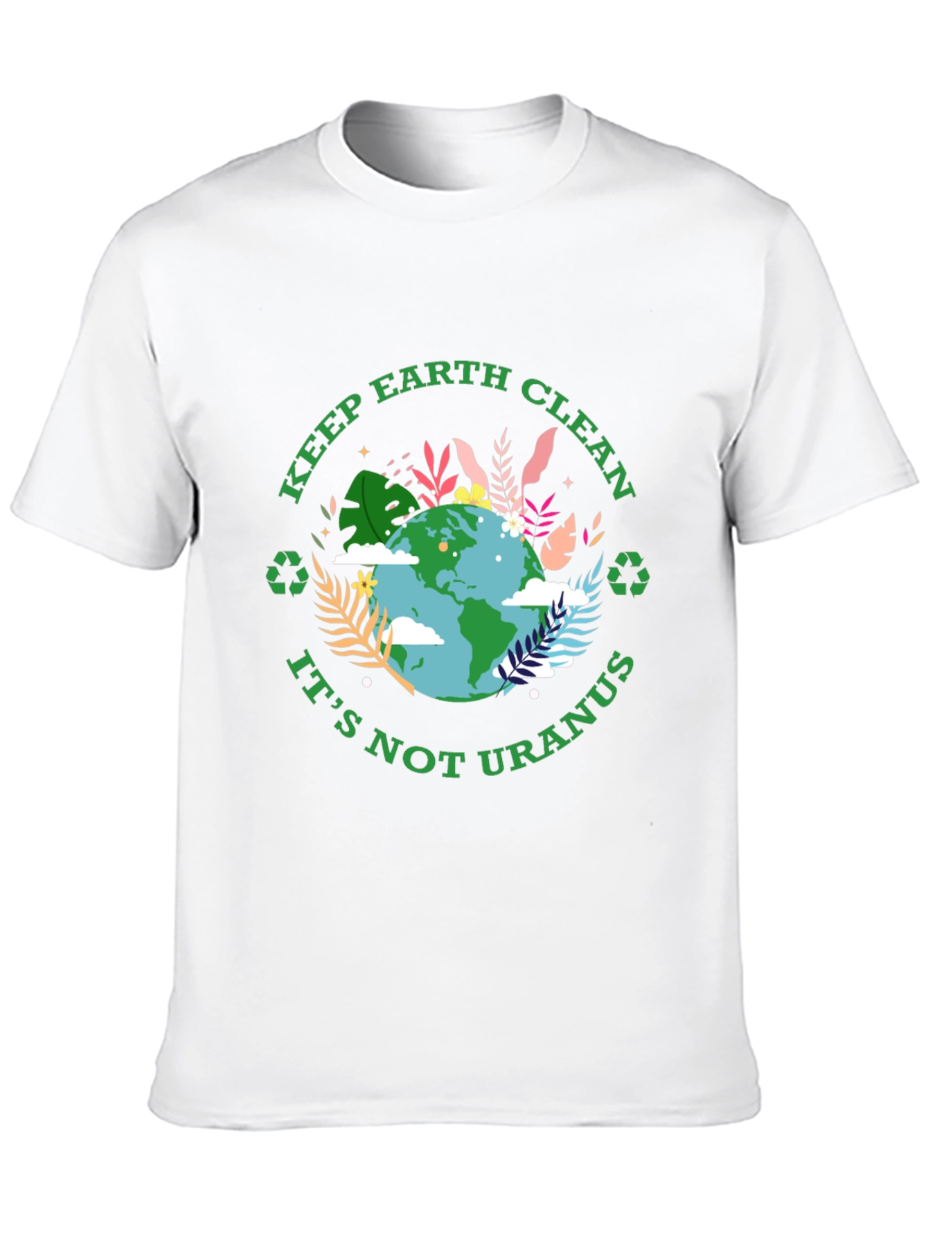 Keep Earth Clean Graphic T-Shirt