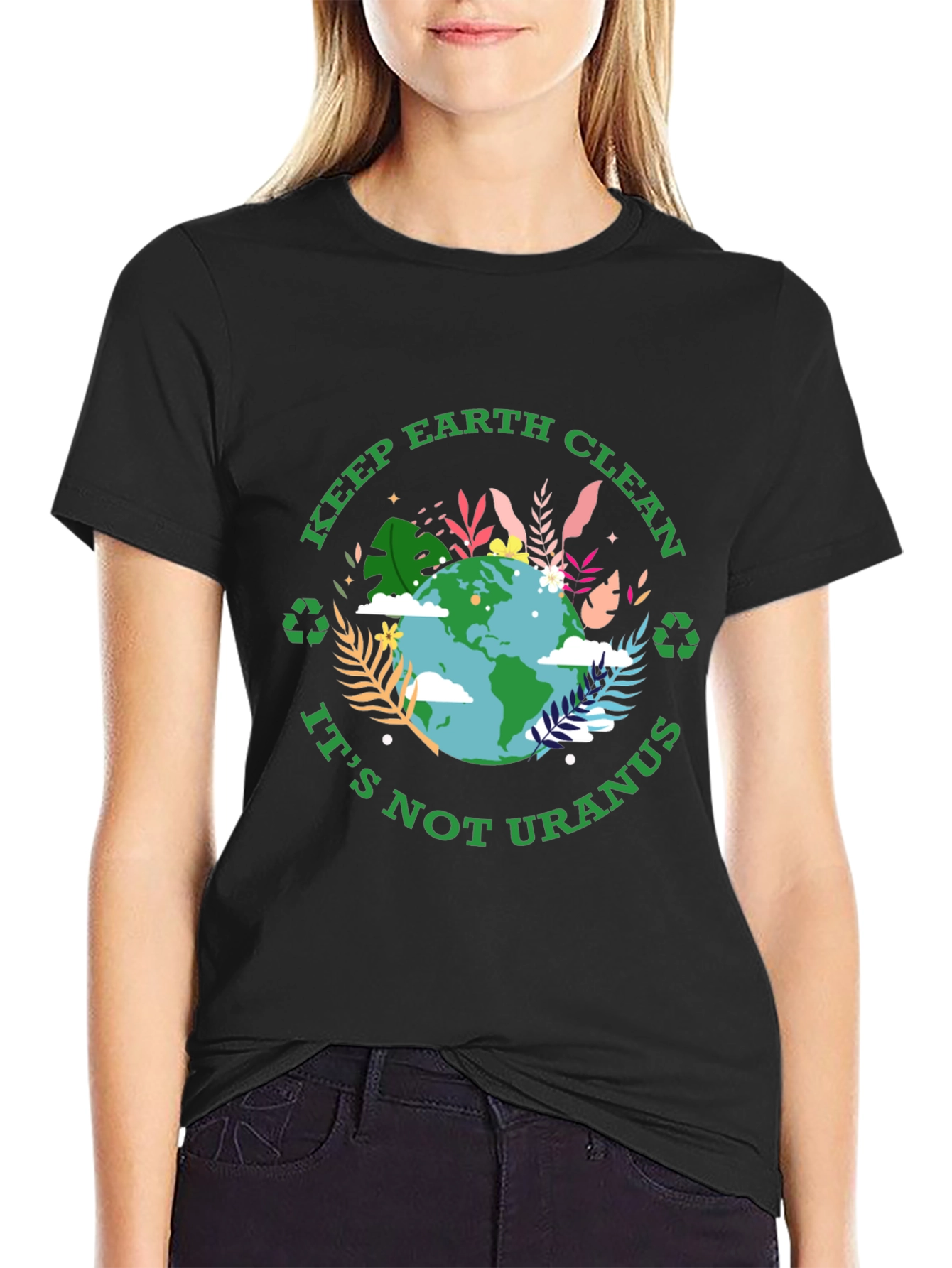 Keep Earth Clean Graphic T-Shirt