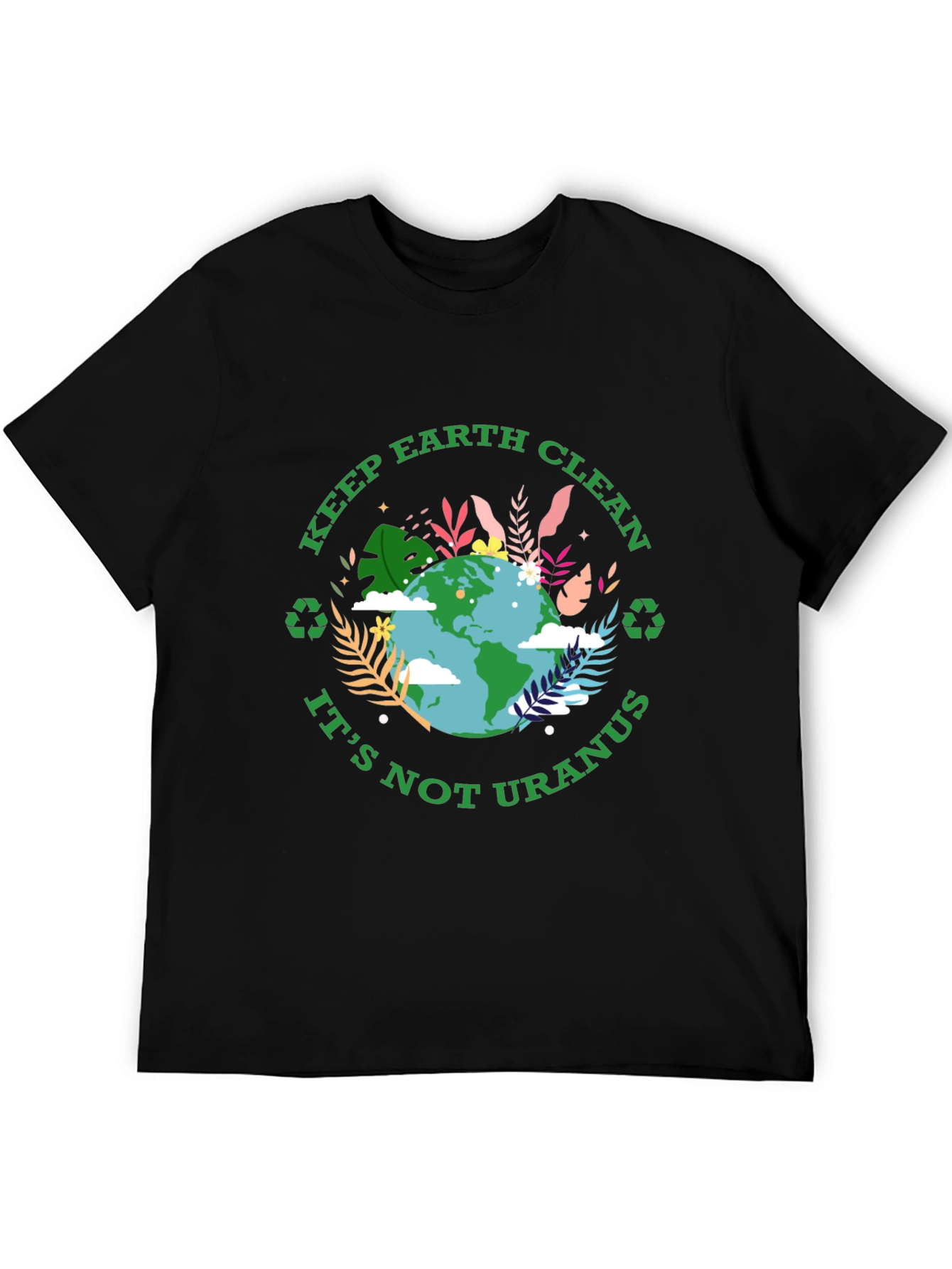 Keep Earth Clean Graphic T-Shirt