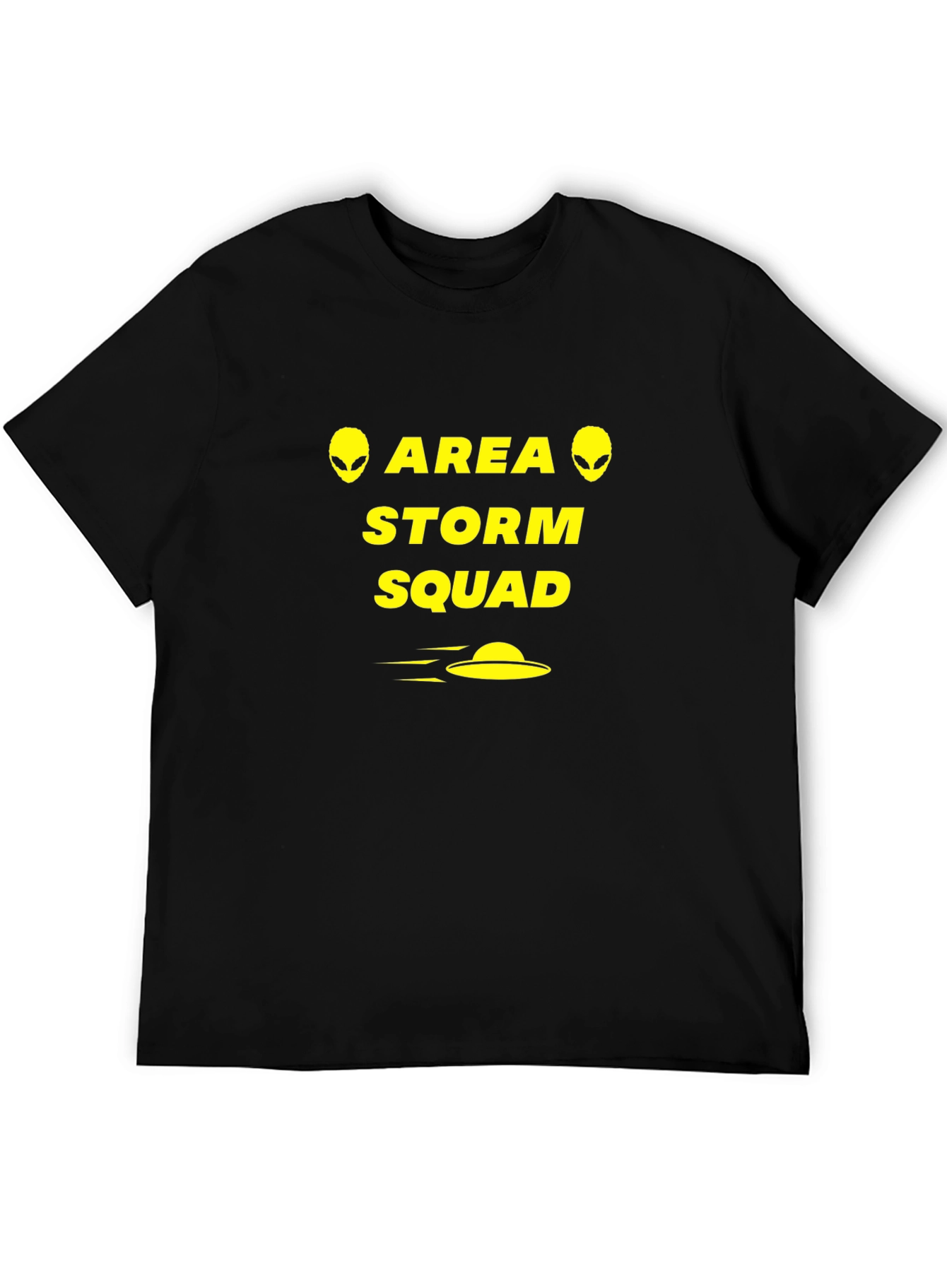 Area Storm Squad Alien UFO Graphic T-Shirt
