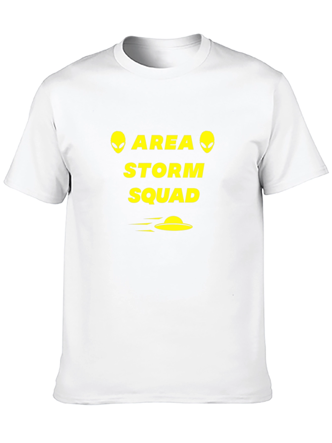 Area Storm Squad Alien UFO Graphic T-Shirt