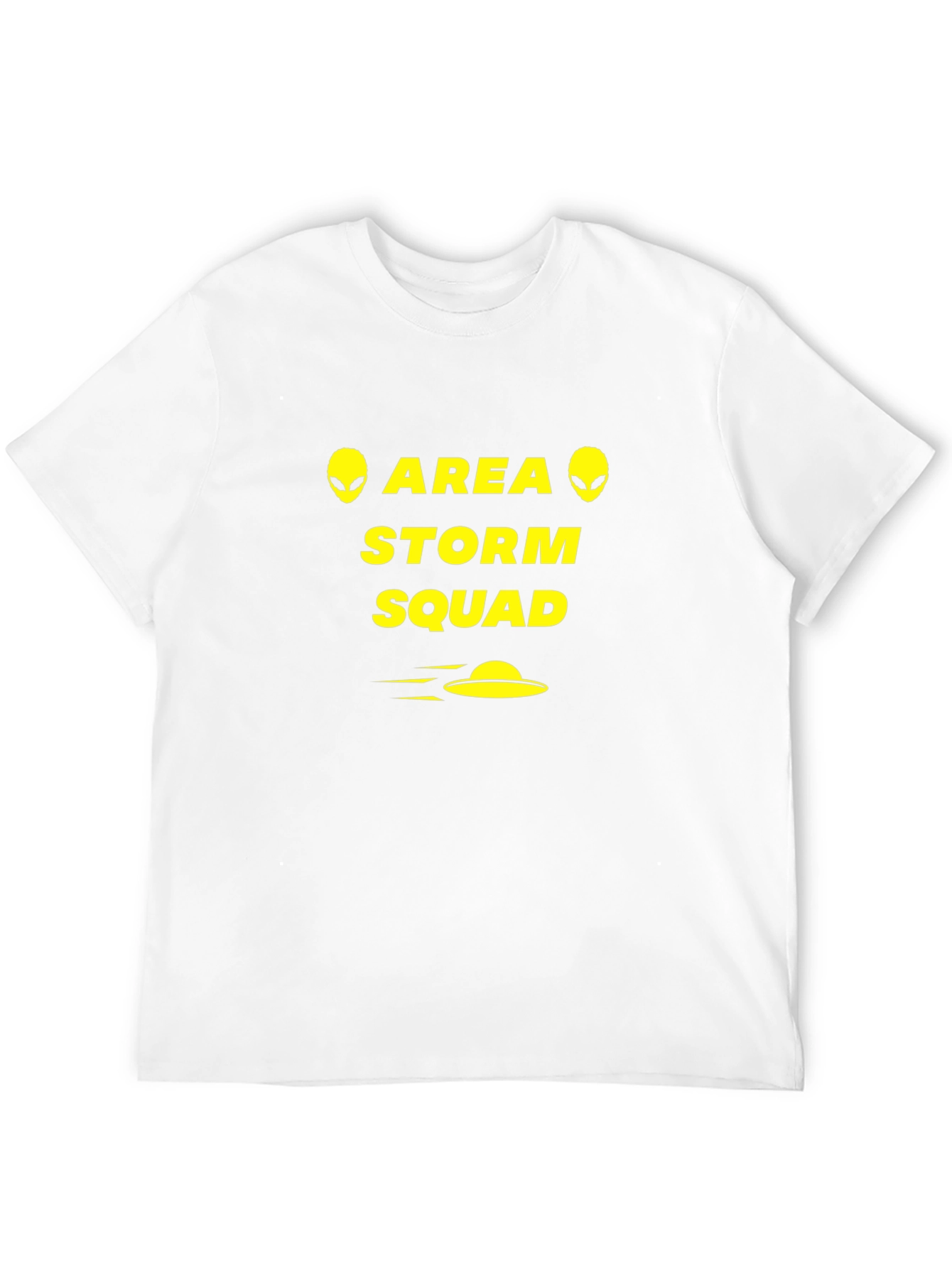 Area Storm Squad Alien UFO Graphic T-Shirt