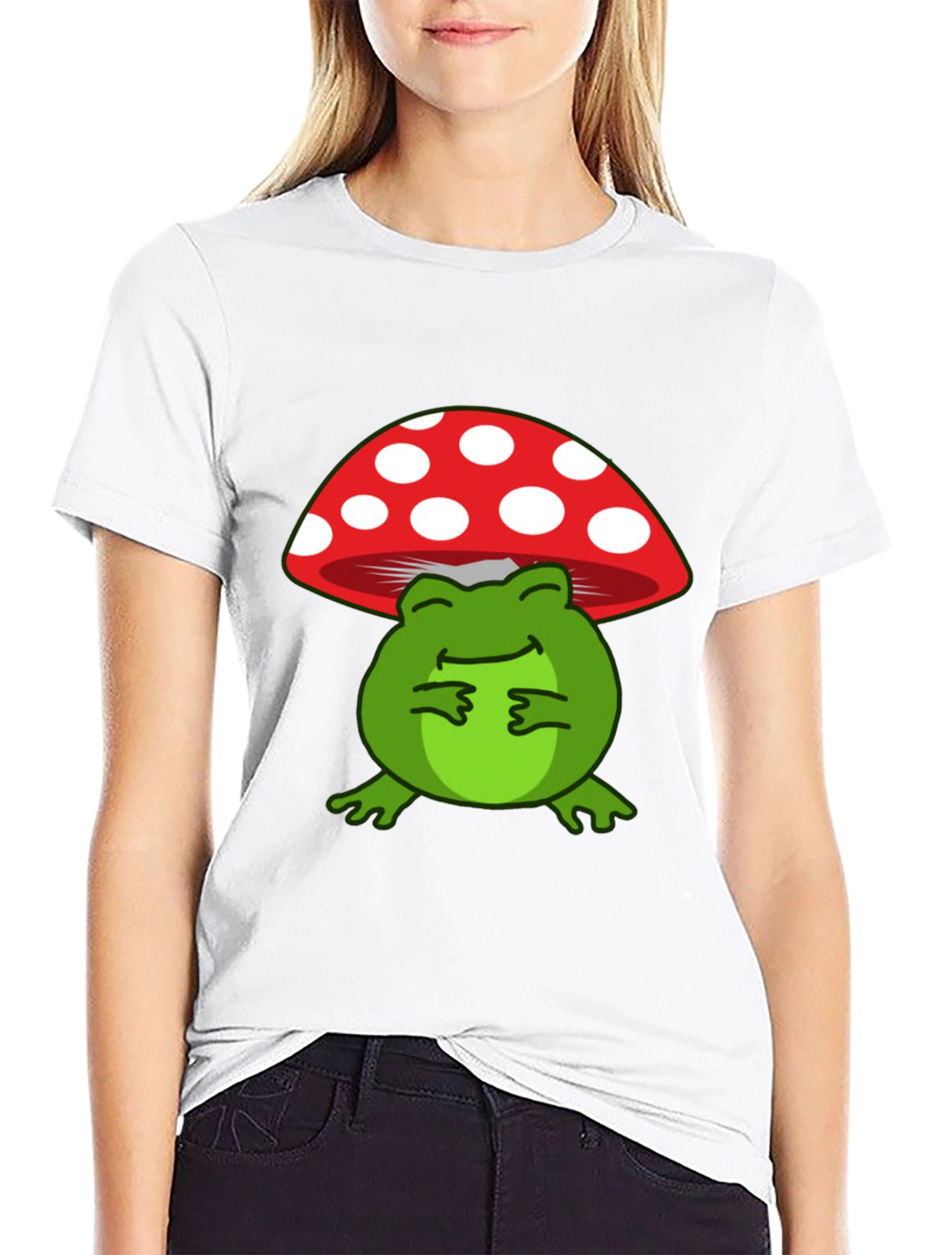 Frog Under Mushroom T-Shirt