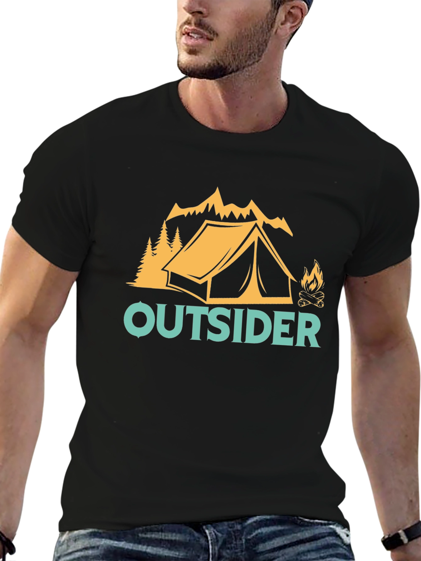 Outsider Camping Graphic Tee