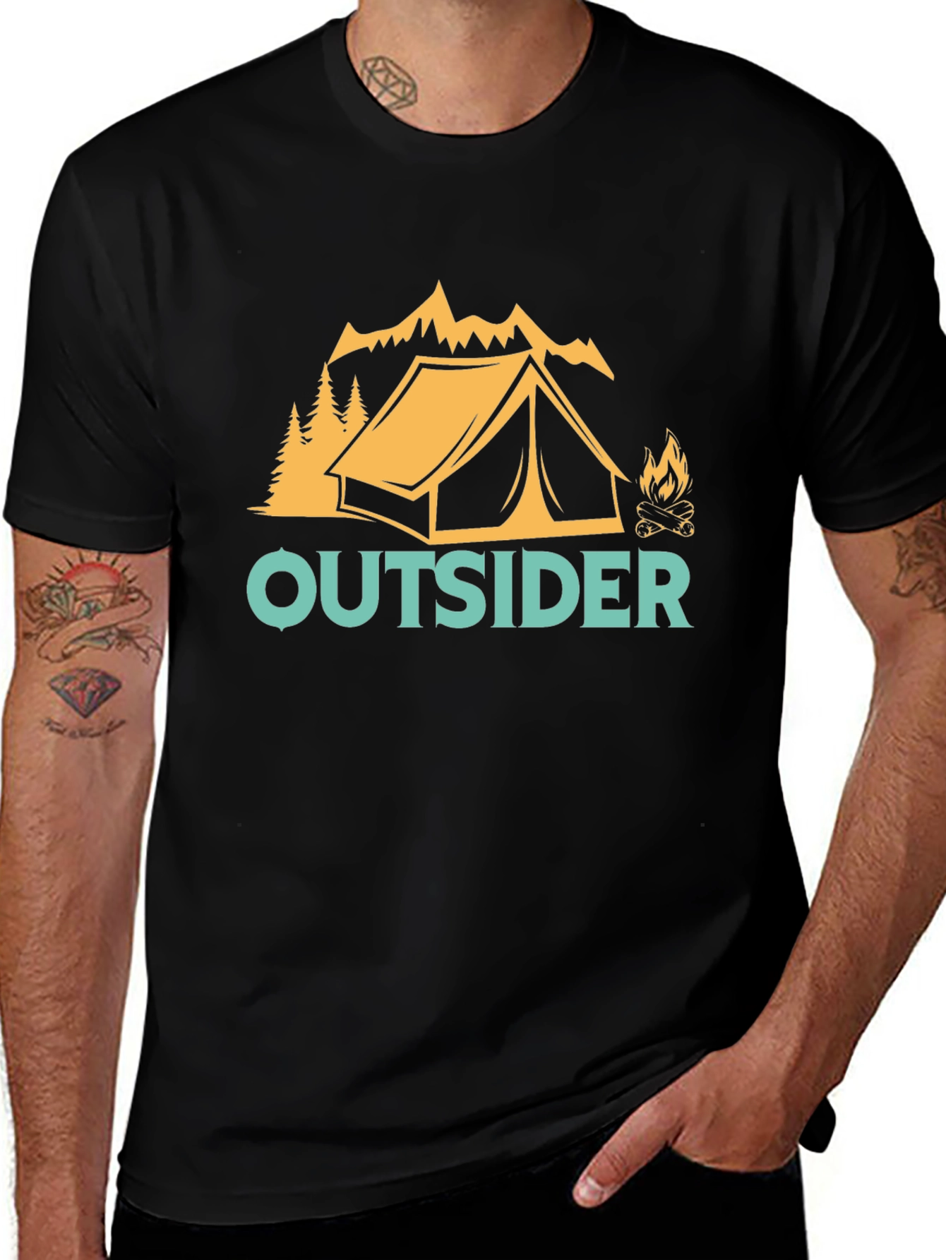 Outsider Camping Graphic Tee