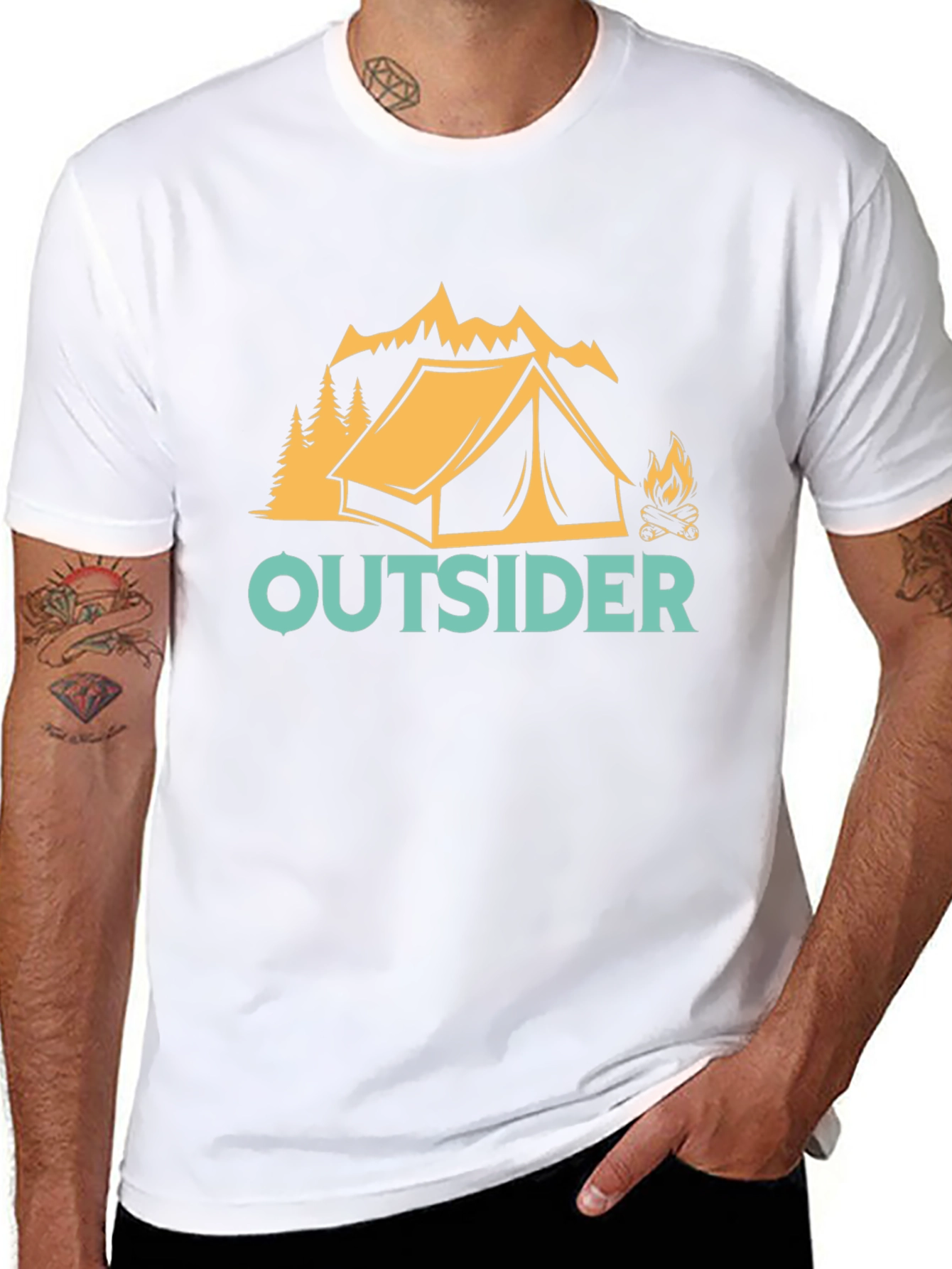Outsider Camping Graphic Tee