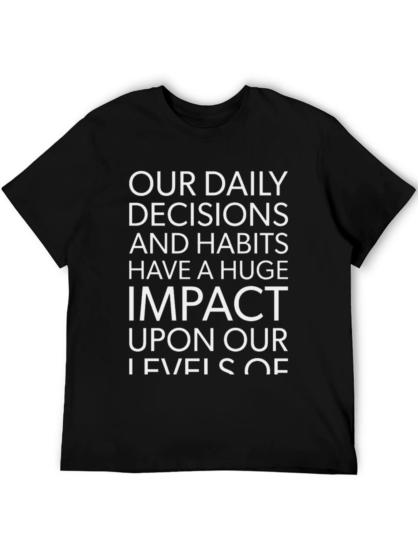 Impactful Decisions Graphic Tee - Black