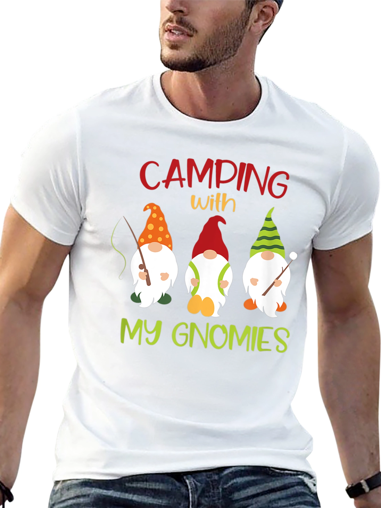 Camping with my Gnomies T-Shirt