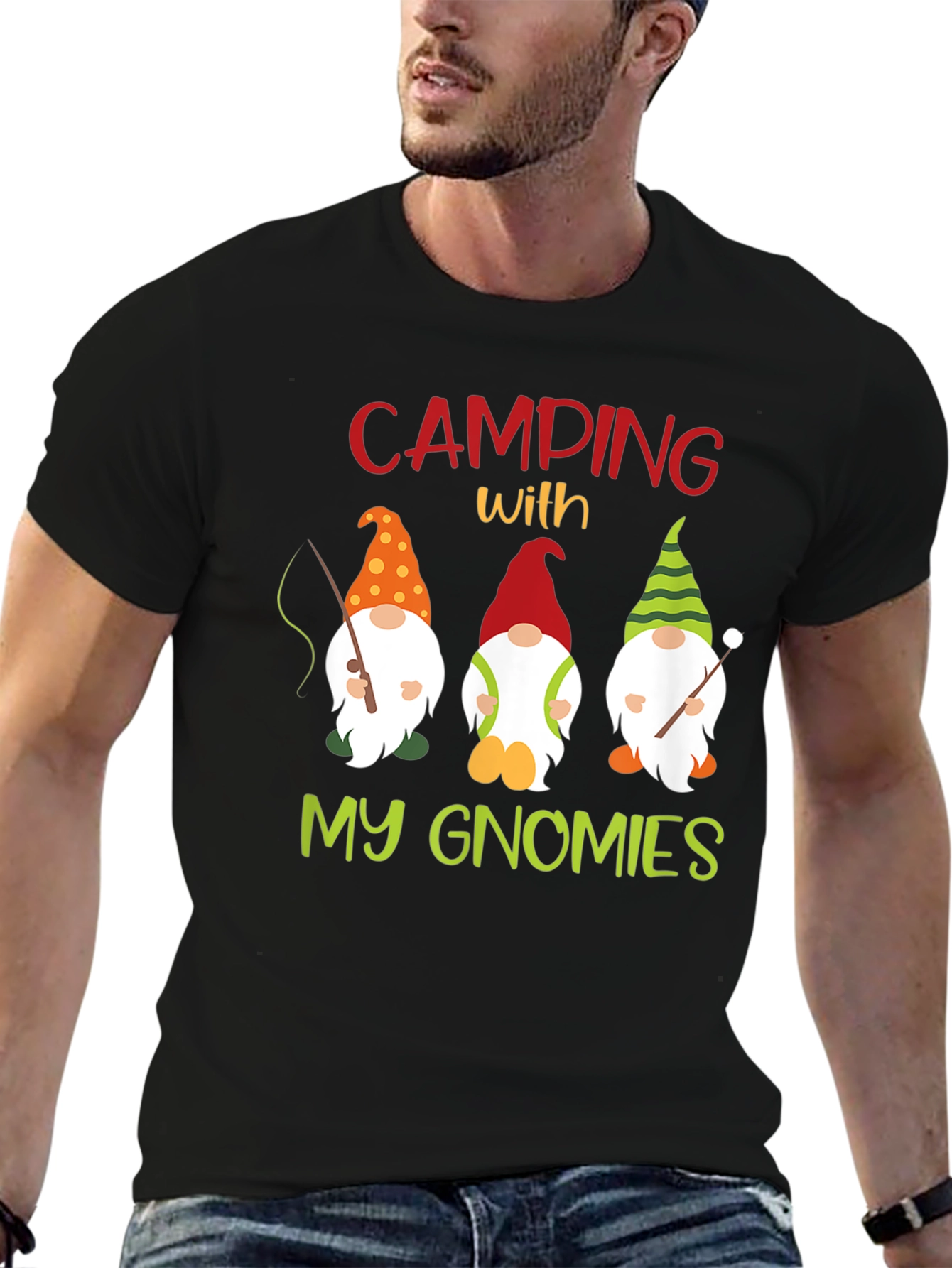 Camping with my Gnomies T-Shirt