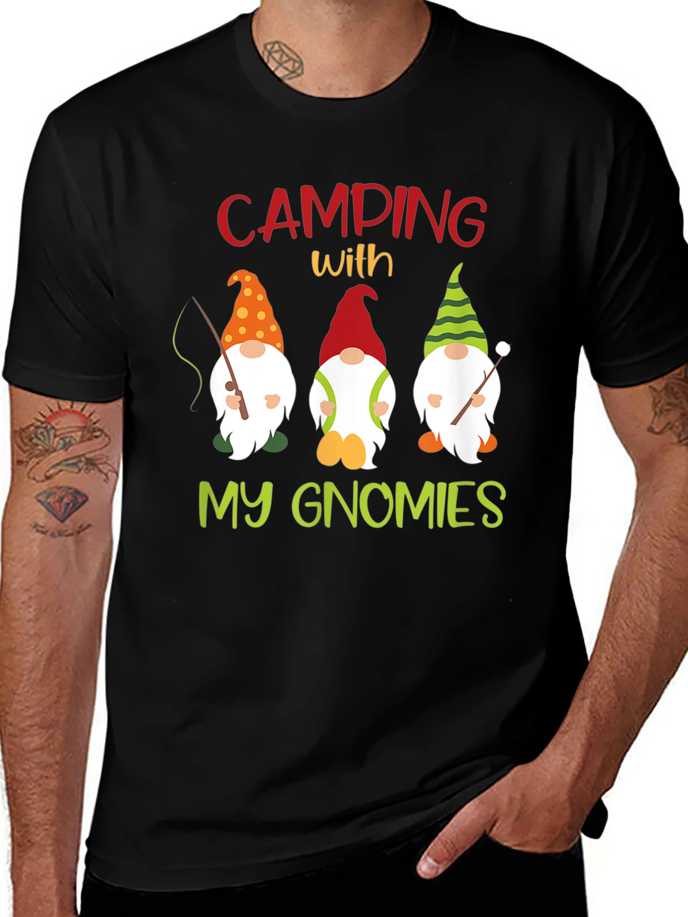 Camping with my Gnomies T-Shirt