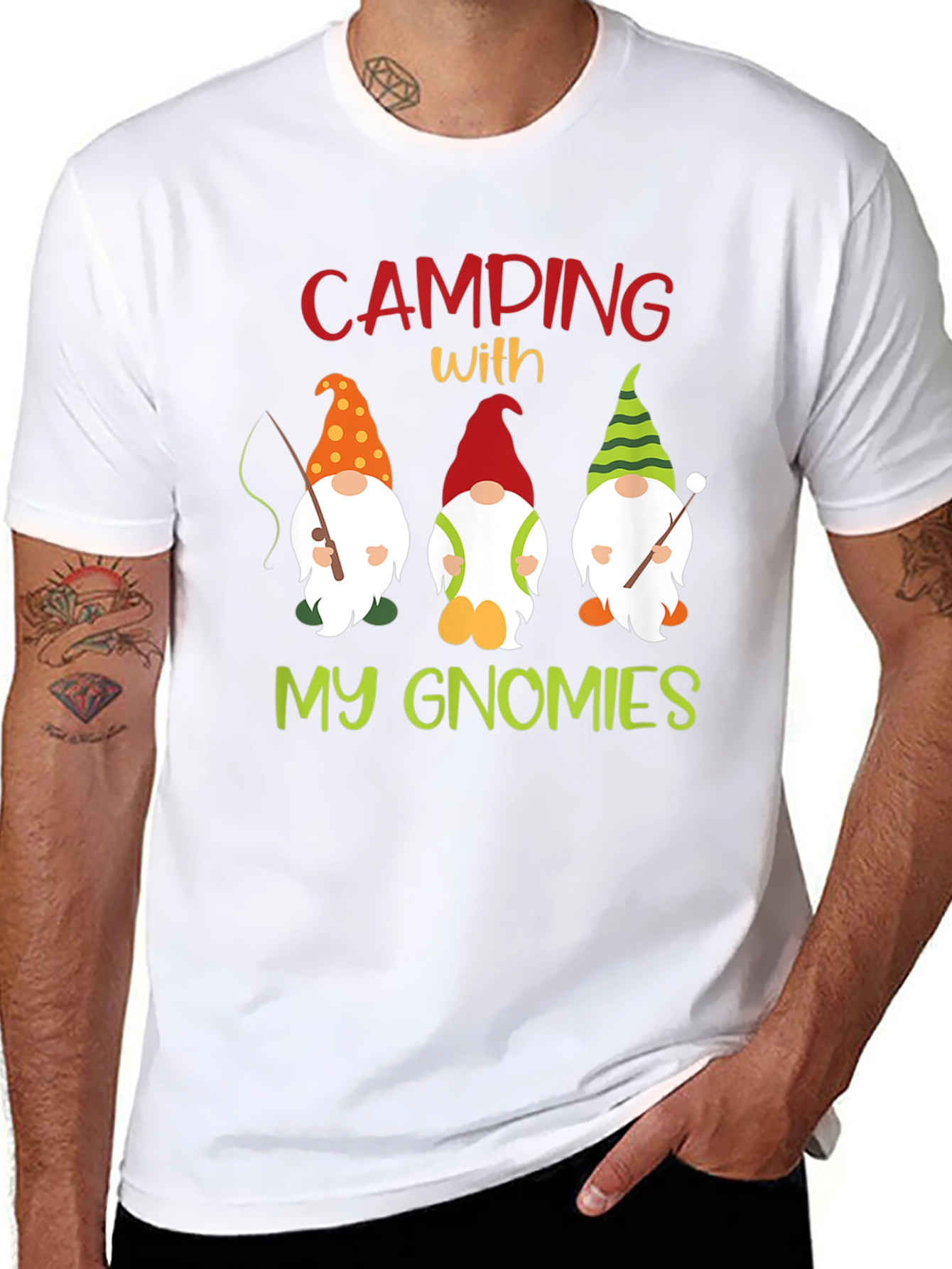 Camping with my Gnomies T-Shirt