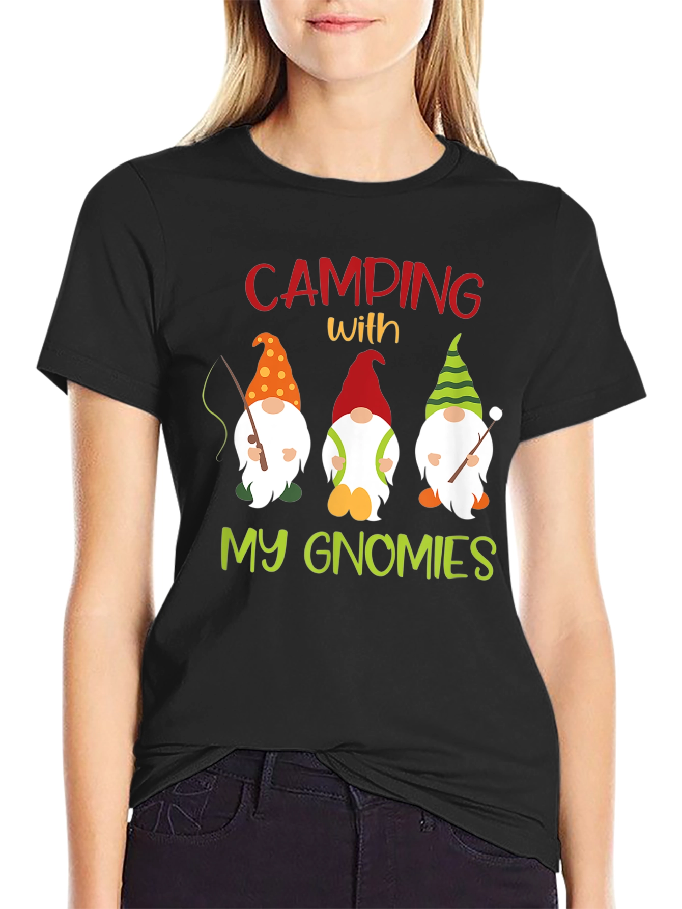 Camping with my Gnomies T-Shirt
