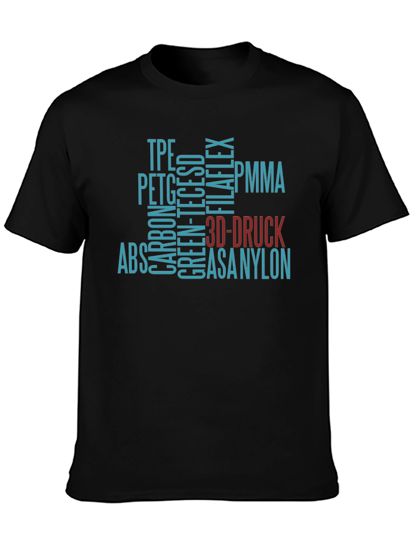 3D Printing Materials T-Shirt | 3D-Druck