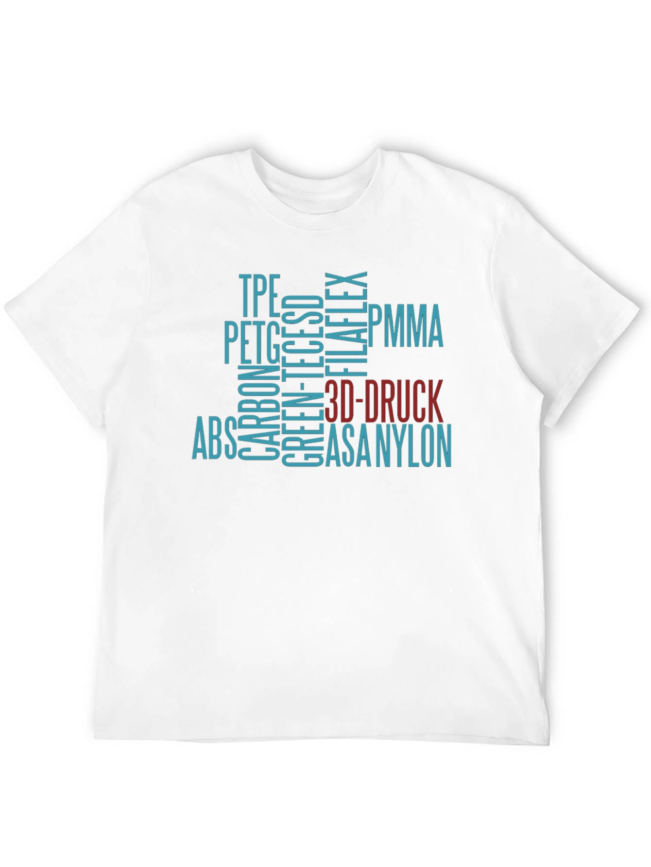 3D Printing Materials T-Shirt | 3D-Druck