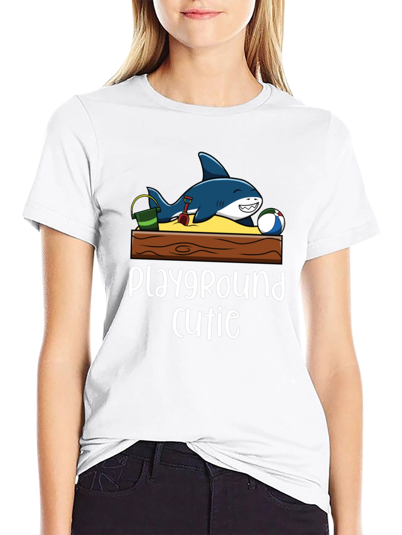 Playground Cutie Shark Graphic Tee